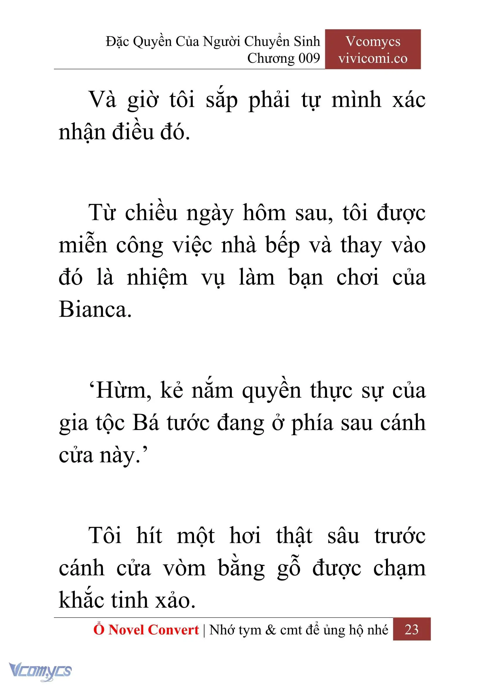 [Novel] Đặc Quyền Của Người Chuyển Sinh Chapter 9 - Trang 25