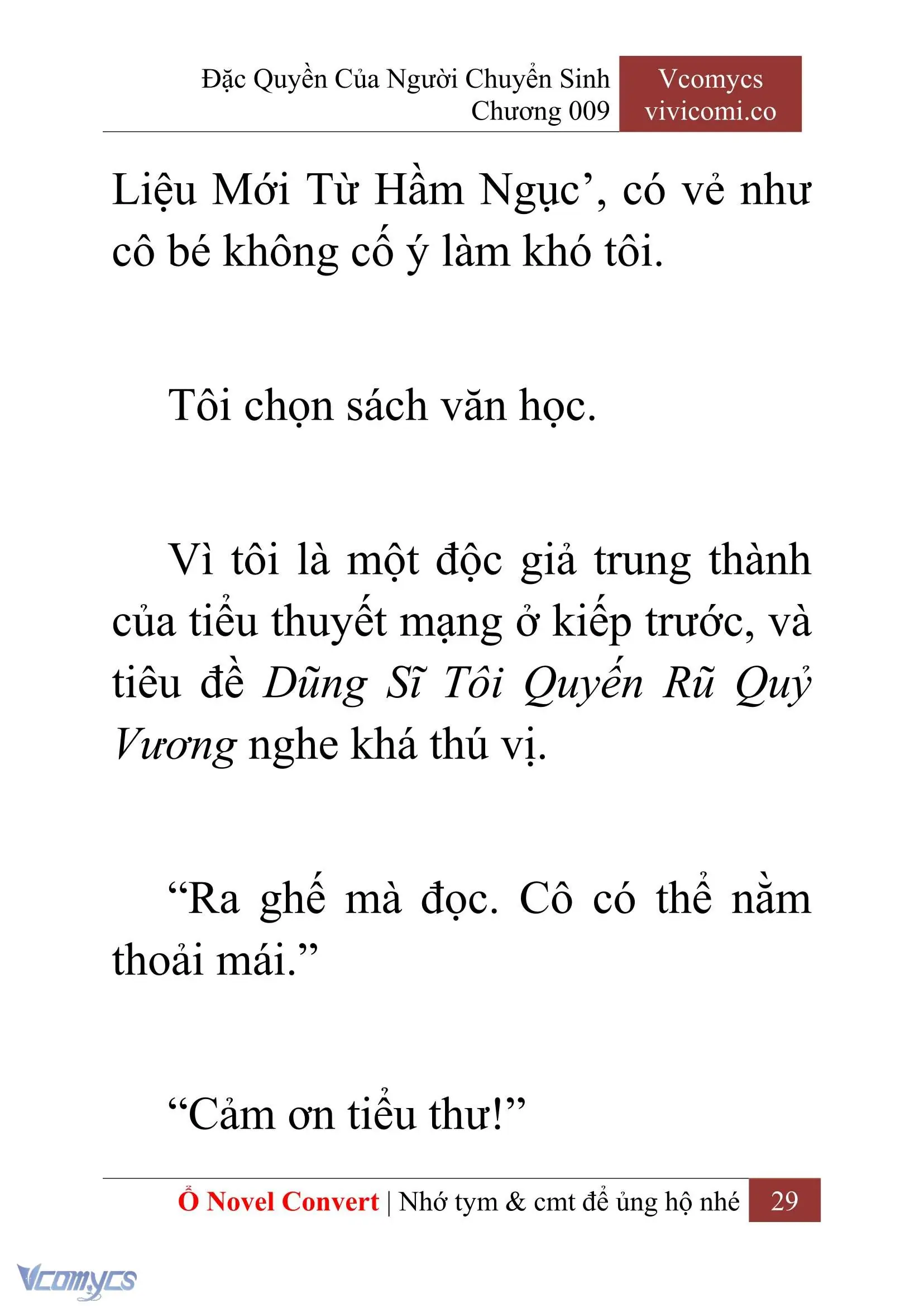 [Novel] Đặc Quyền Của Người Chuyển Sinh Chapter 9 - Trang 31