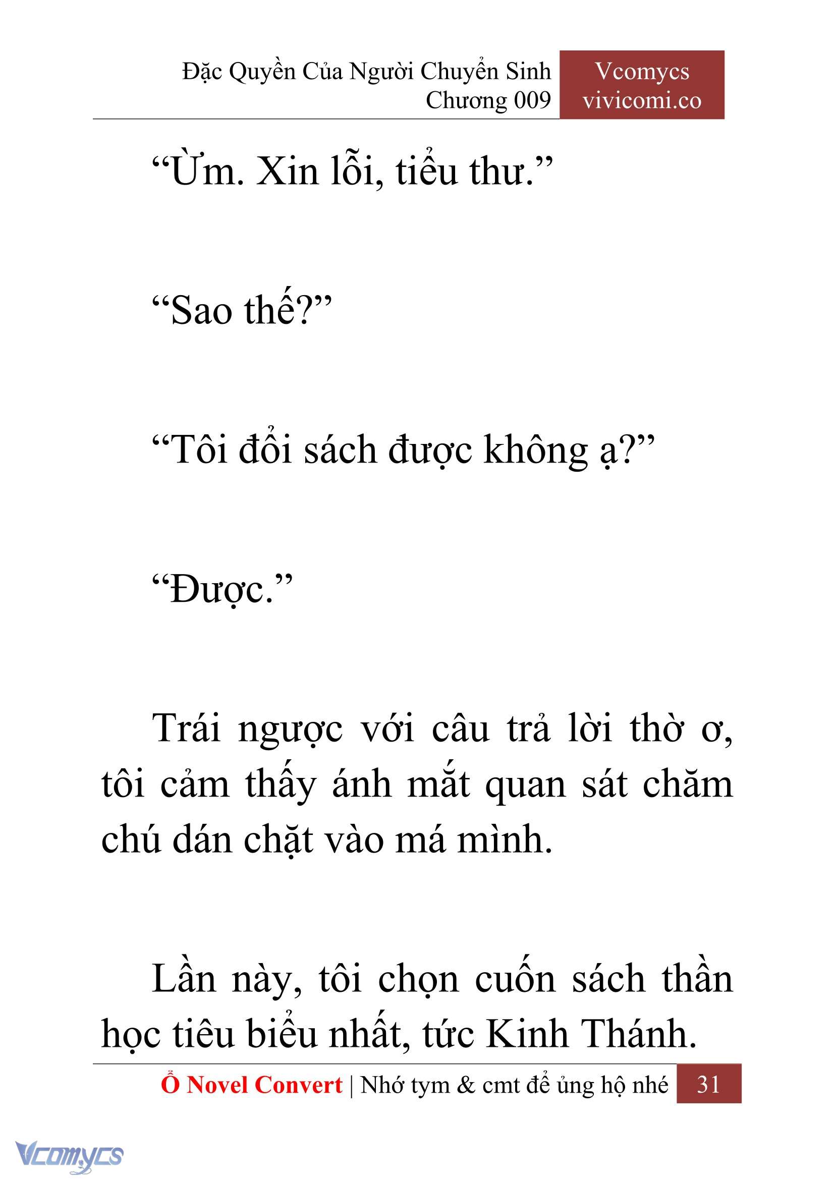 [Novel] Đặc Quyền Của Người Chuyển Sinh Chapter 9 - Trang 33
