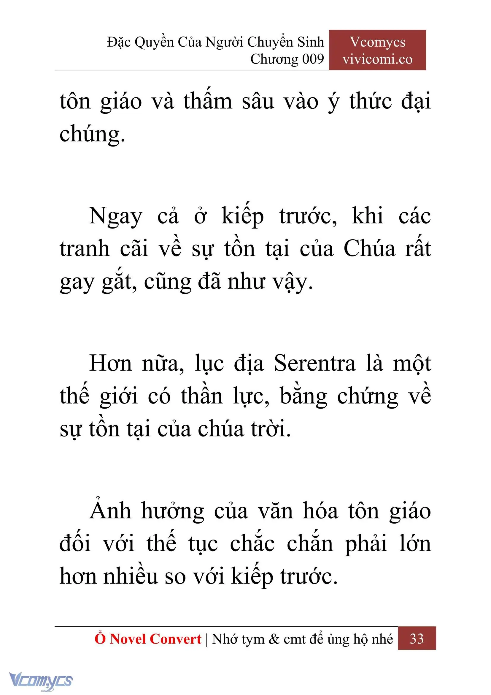 [Novel] Đặc Quyền Của Người Chuyển Sinh Chapter 9 - Trang 35