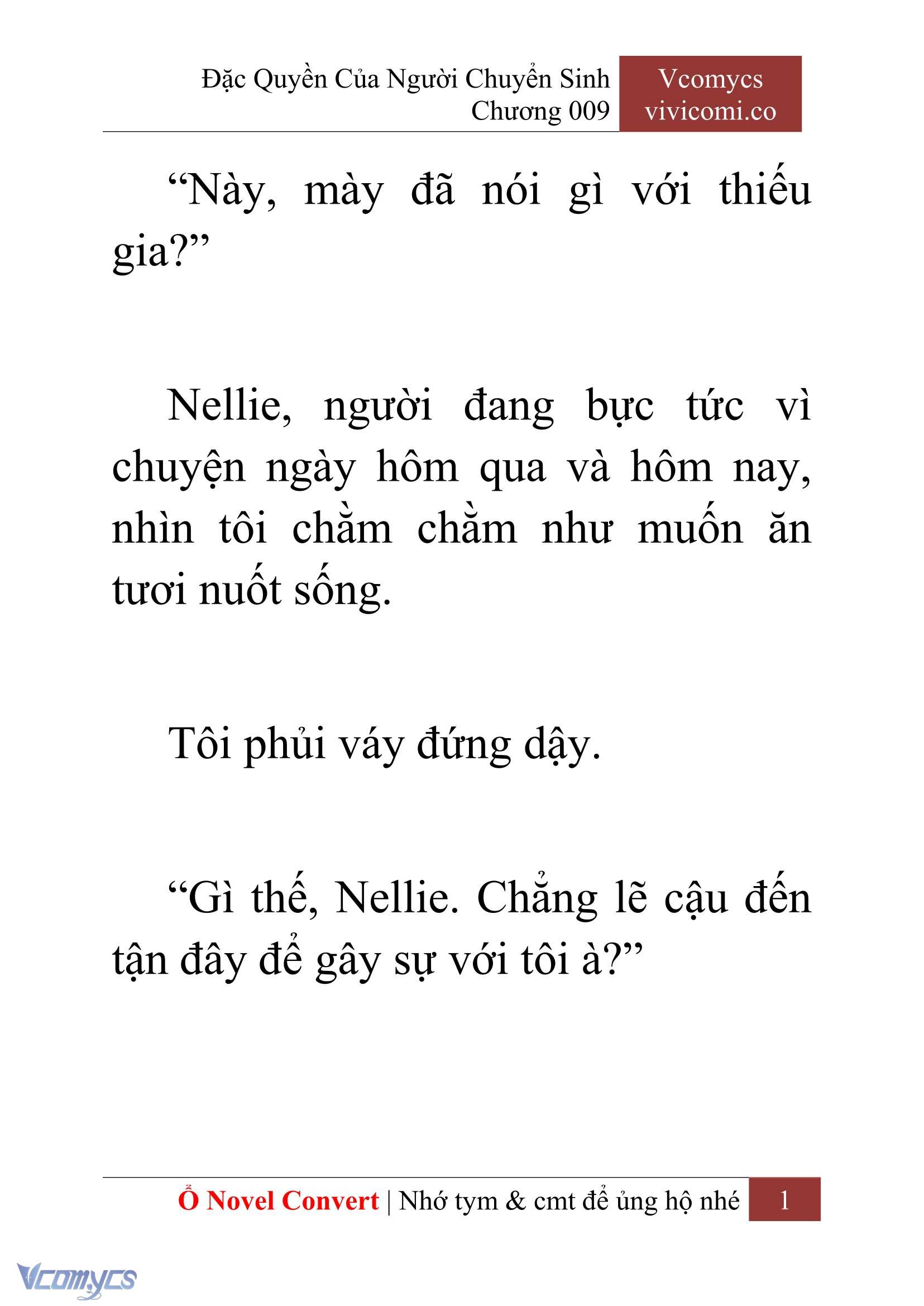 [Novel] Đặc Quyền Của Người Chuyển Sinh Chapter 9 - Trang 4