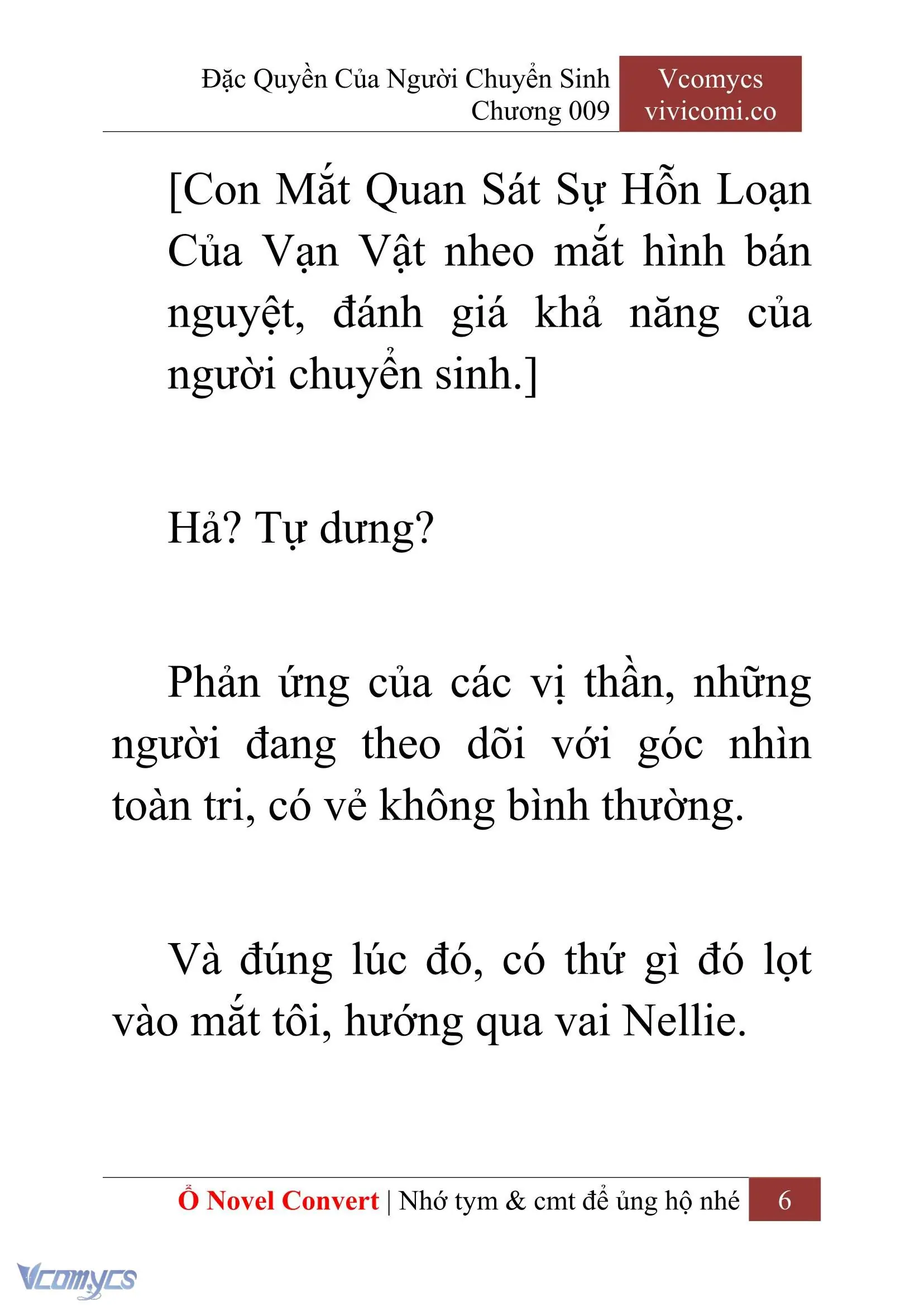 [Novel] Đặc Quyền Của Người Chuyển Sinh Chapter 9 - Trang 8