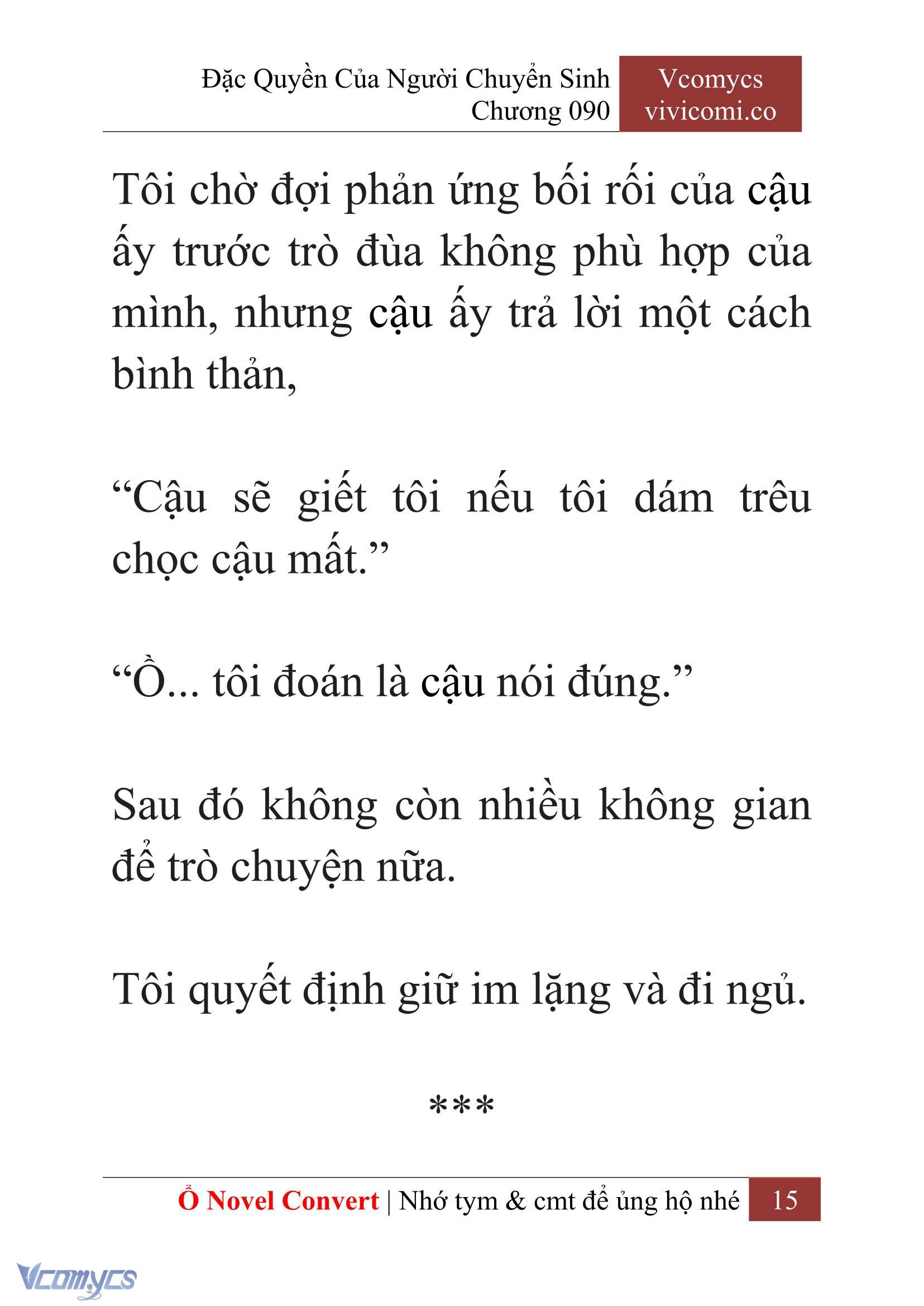 [Novel] Đặc Quyền Của Người Chuyển Sinh Chapter 90 - Trang 18