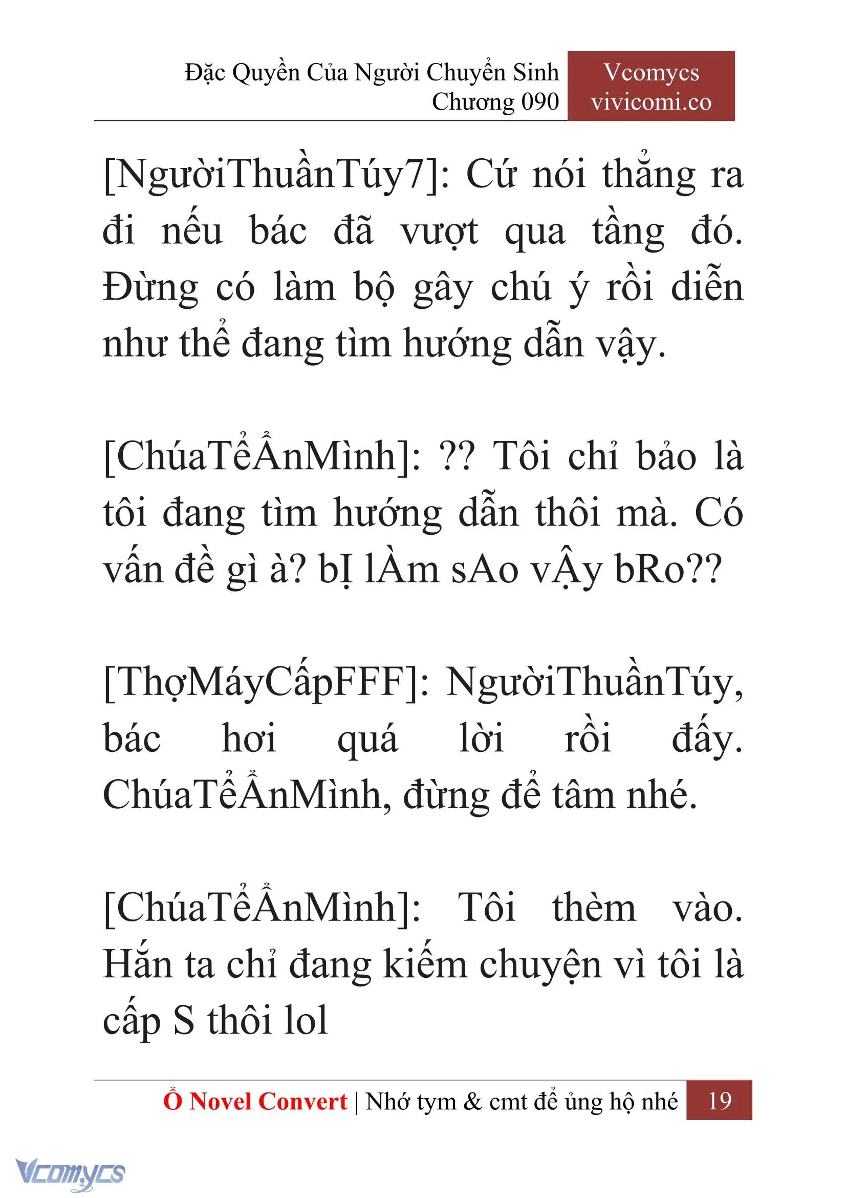 [Novel] Đặc Quyền Của Người Chuyển Sinh Chapter 90 - Trang 22