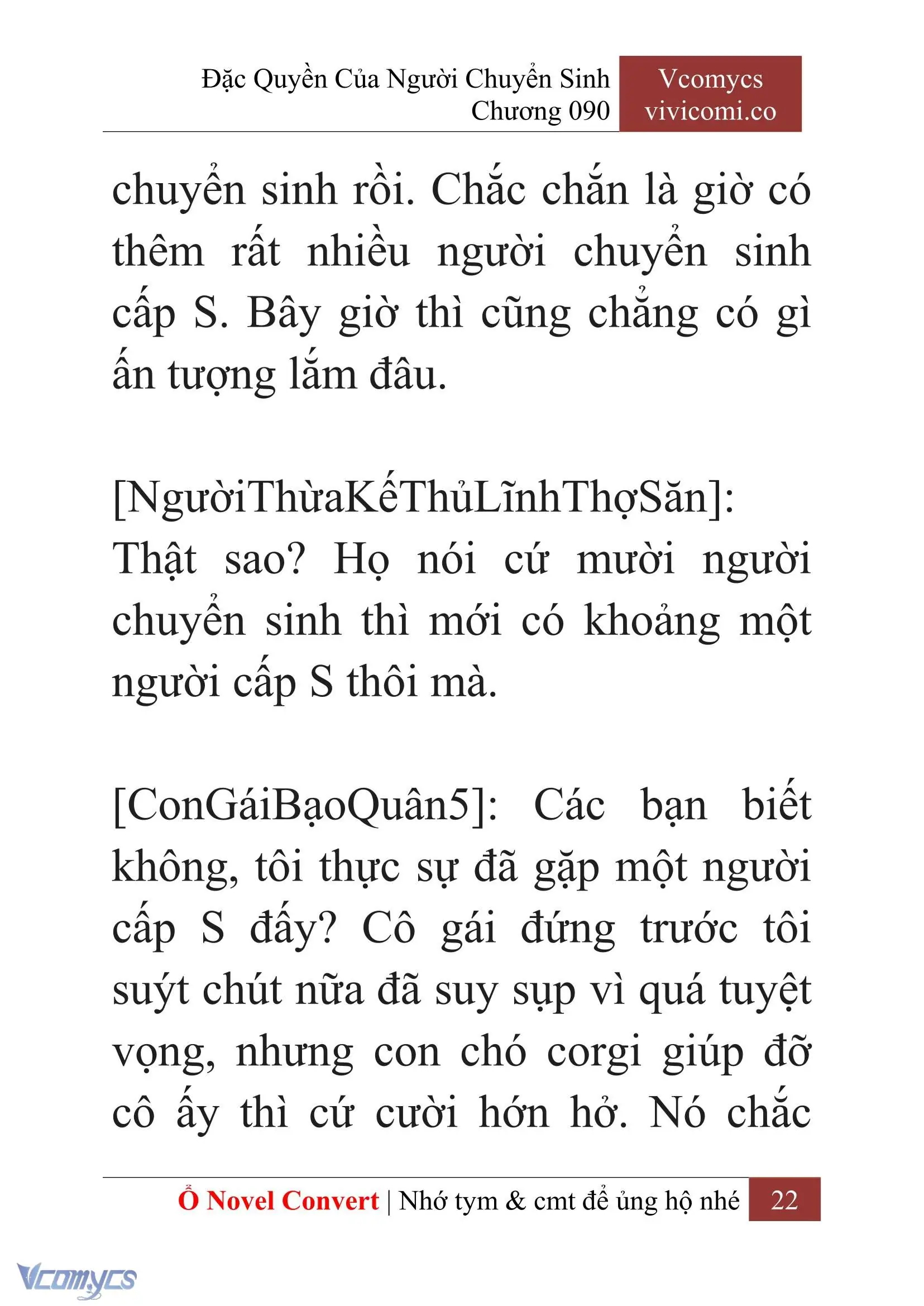 [Novel] Đặc Quyền Của Người Chuyển Sinh Chapter 90 - Trang 25