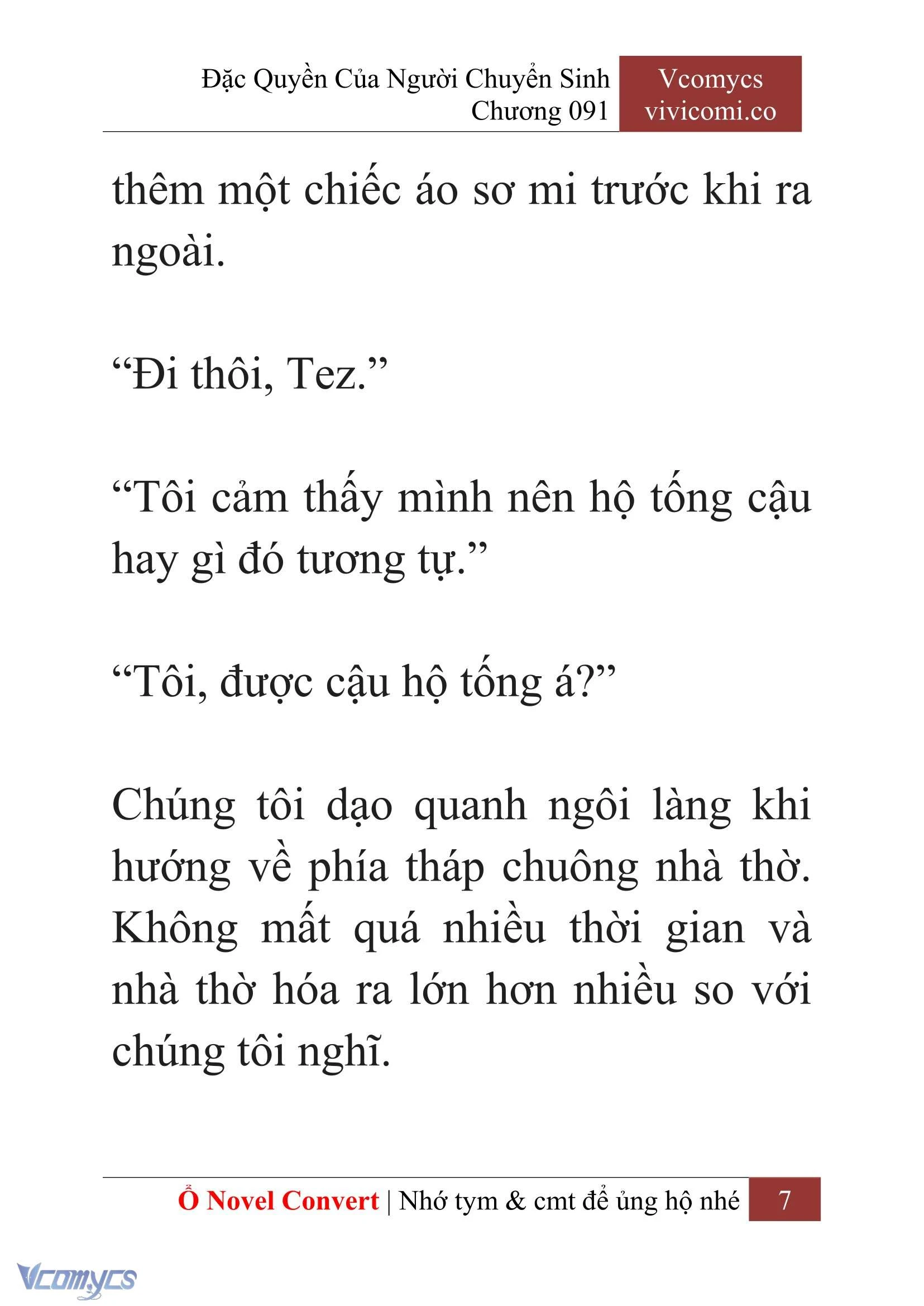 [Novel] Đặc Quyền Của Người Chuyển Sinh Chapter 91 - Trang 10