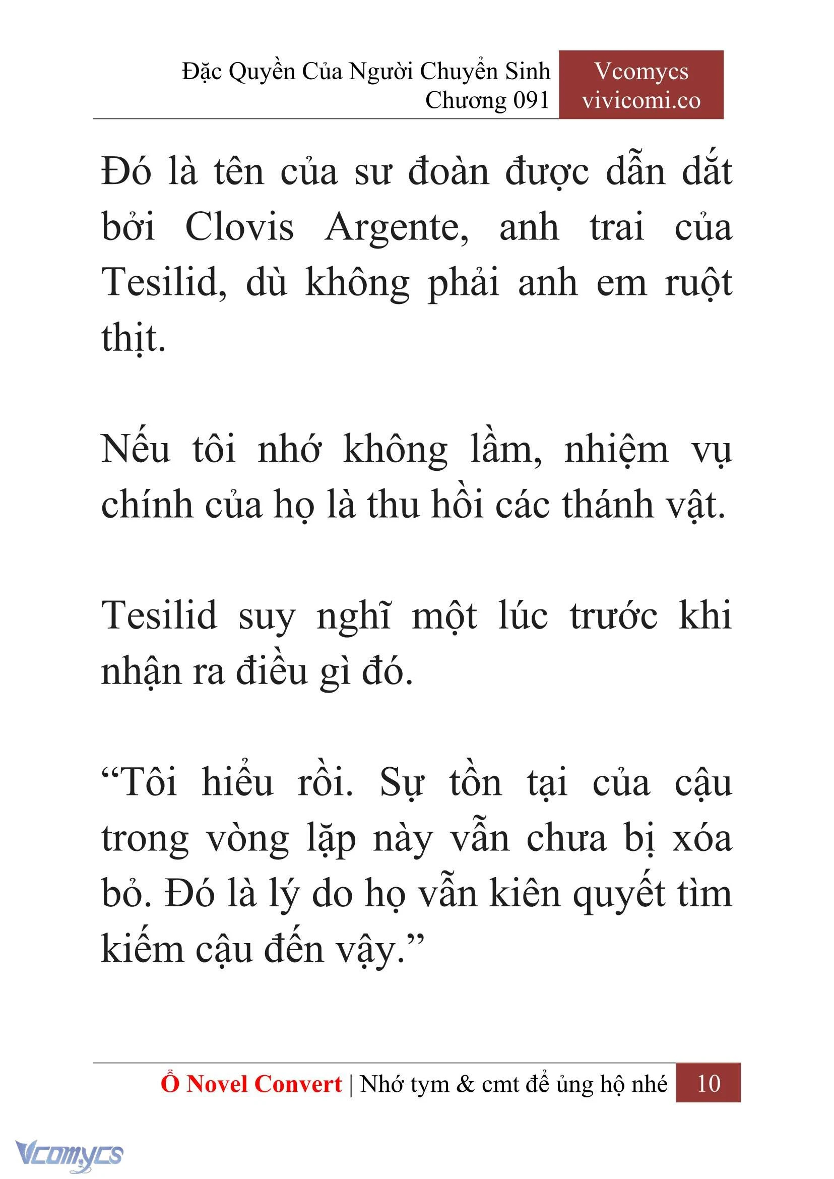 [Novel] Đặc Quyền Của Người Chuyển Sinh Chapter 91 - Trang 13