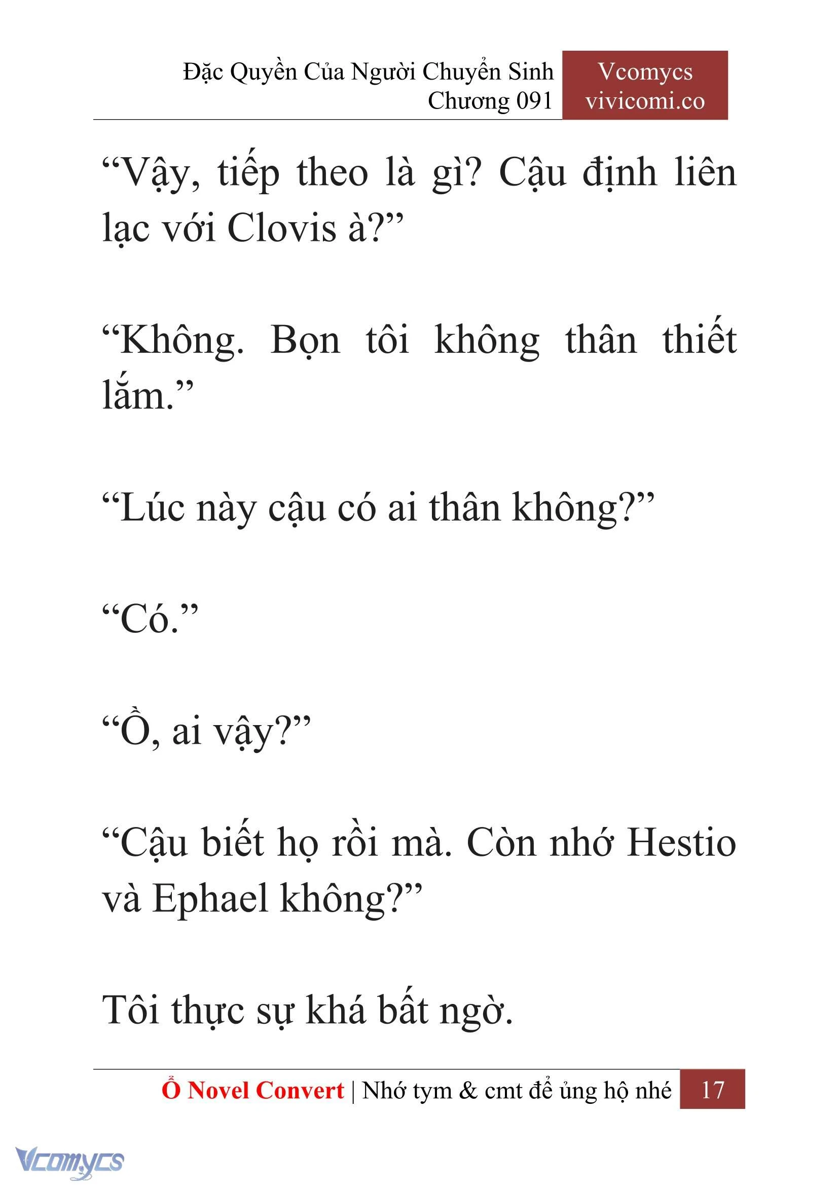 [Novel] Đặc Quyền Của Người Chuyển Sinh Chapter 91 - Trang 20