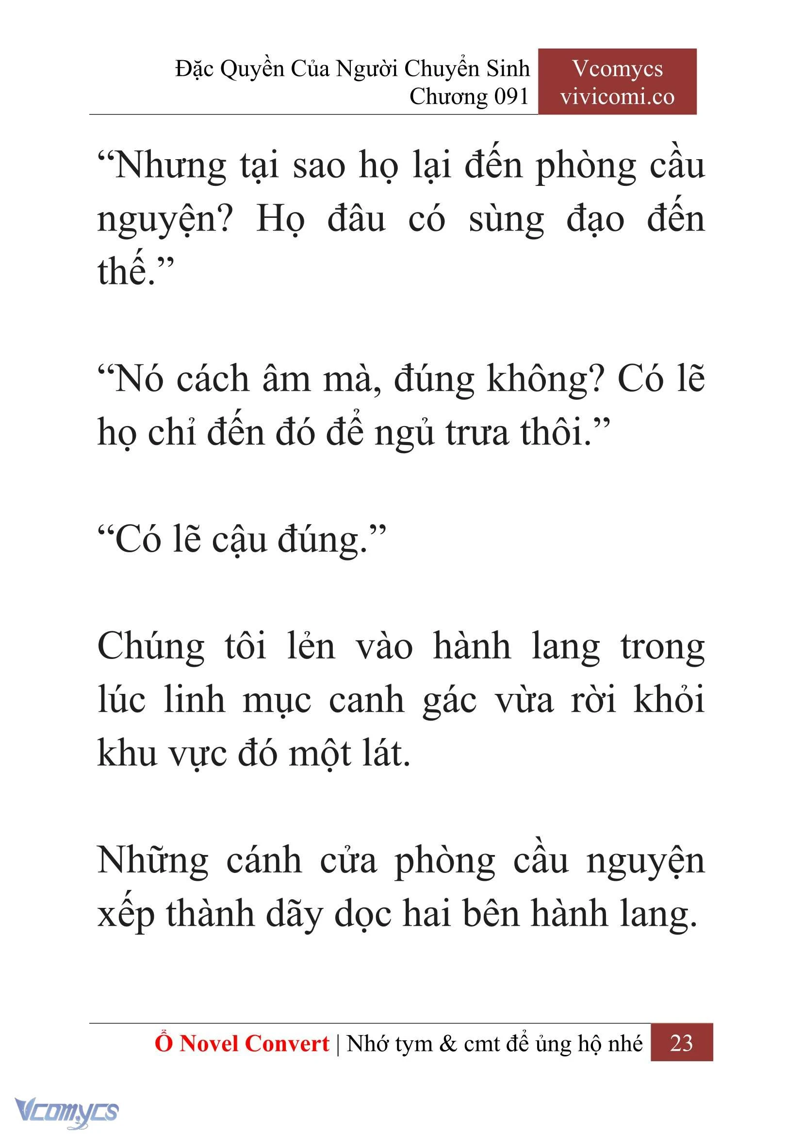 [Novel] Đặc Quyền Của Người Chuyển Sinh Chapter 91 - Trang 26