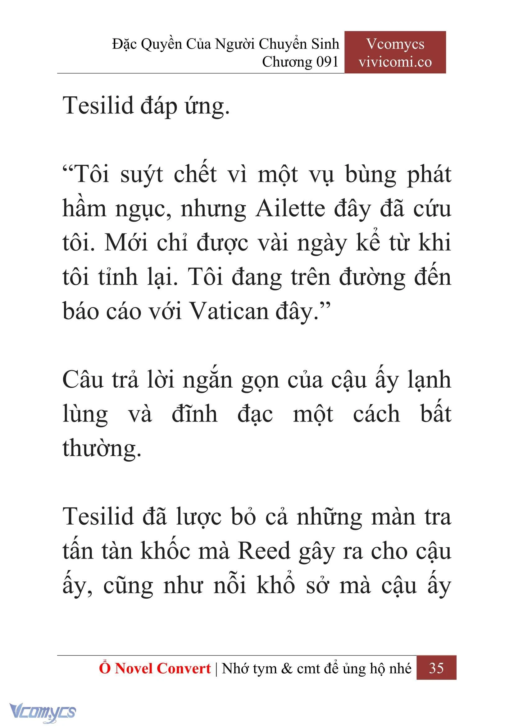 [Novel] Đặc Quyền Của Người Chuyển Sinh Chapter 91 - Trang 38