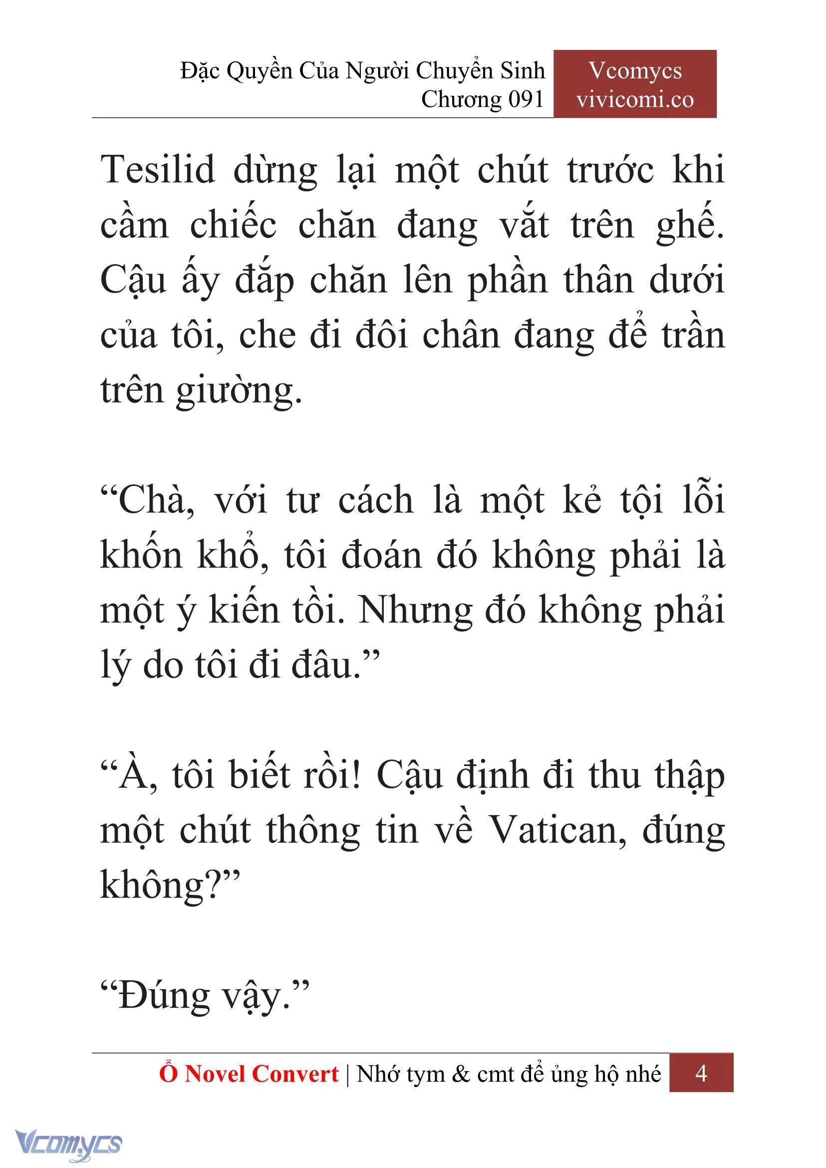 [Novel] Đặc Quyền Của Người Chuyển Sinh Chapter 91 - Trang 7