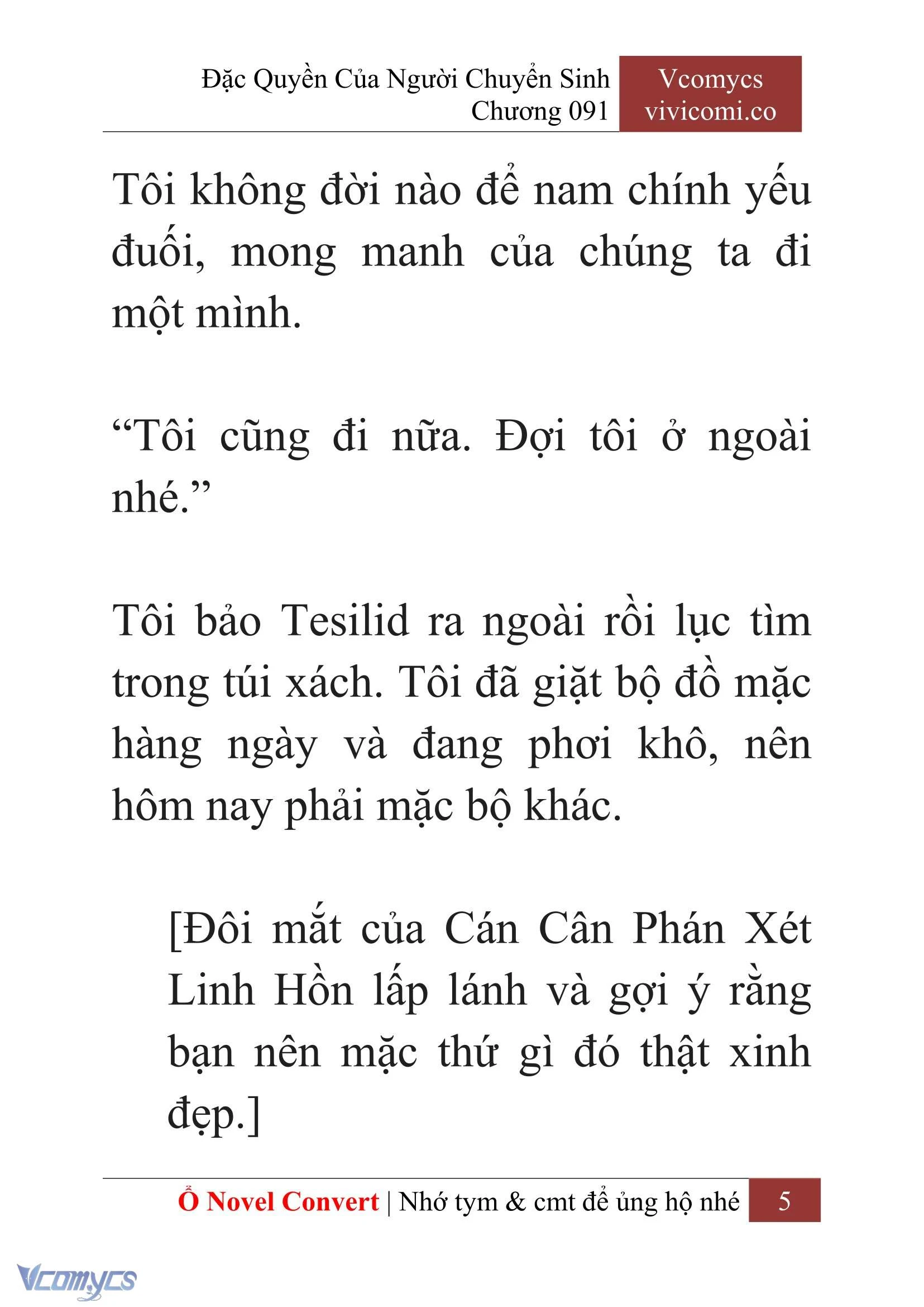 [Novel] Đặc Quyền Của Người Chuyển Sinh Chapter 91 - Trang 8