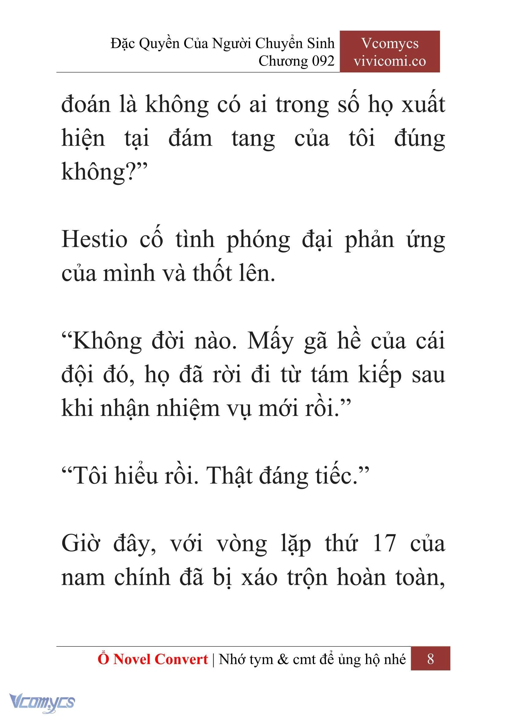 [Novel] Đặc Quyền Của Người Chuyển Sinh Chapter 92 - Trang 11