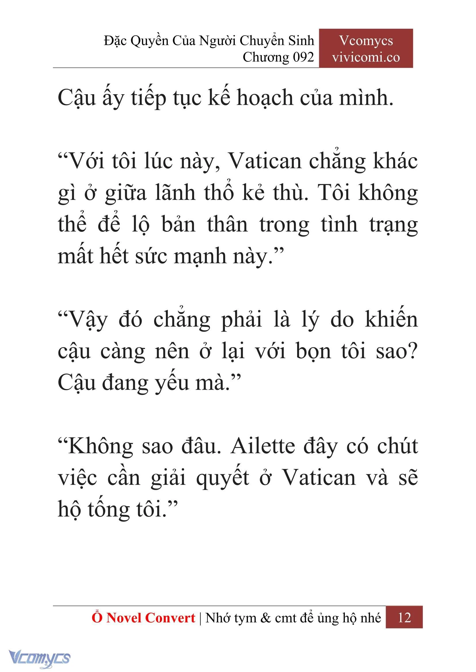 [Novel] Đặc Quyền Của Người Chuyển Sinh Chapter 92 - Trang 15