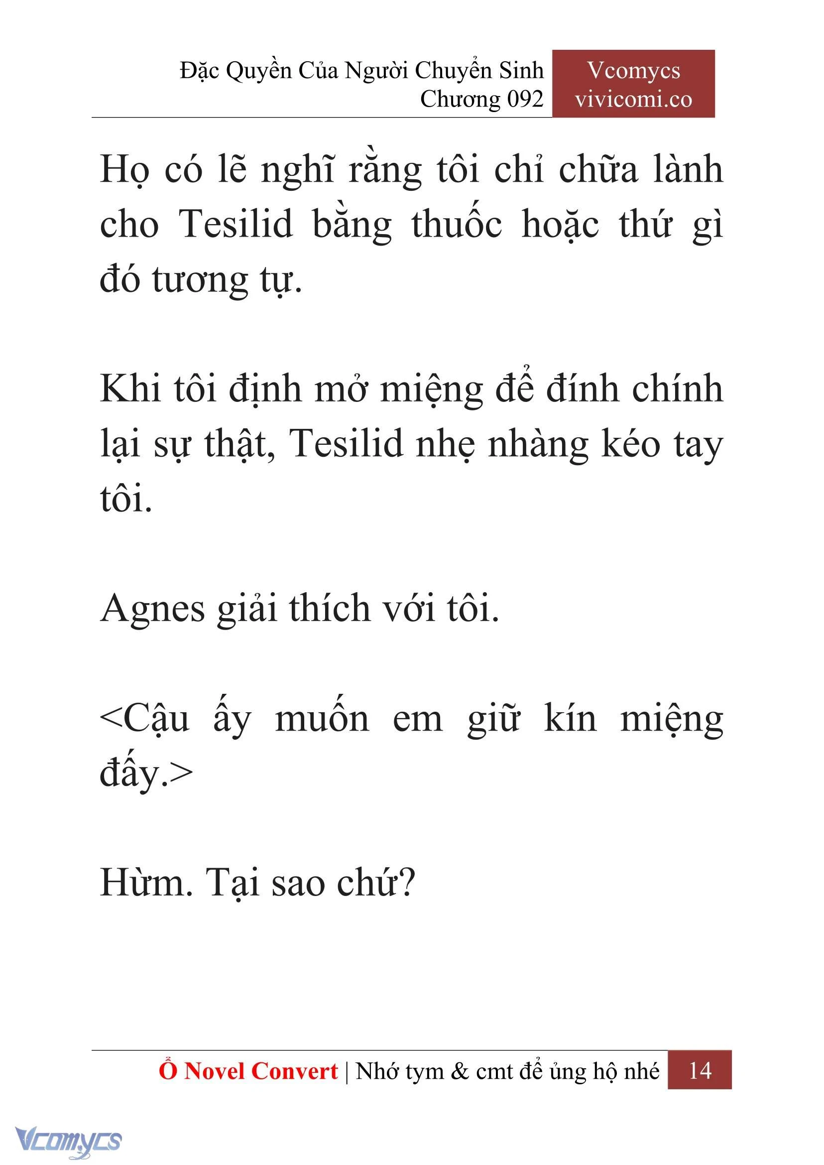 [Novel] Đặc Quyền Của Người Chuyển Sinh Chapter 92 - Trang 17