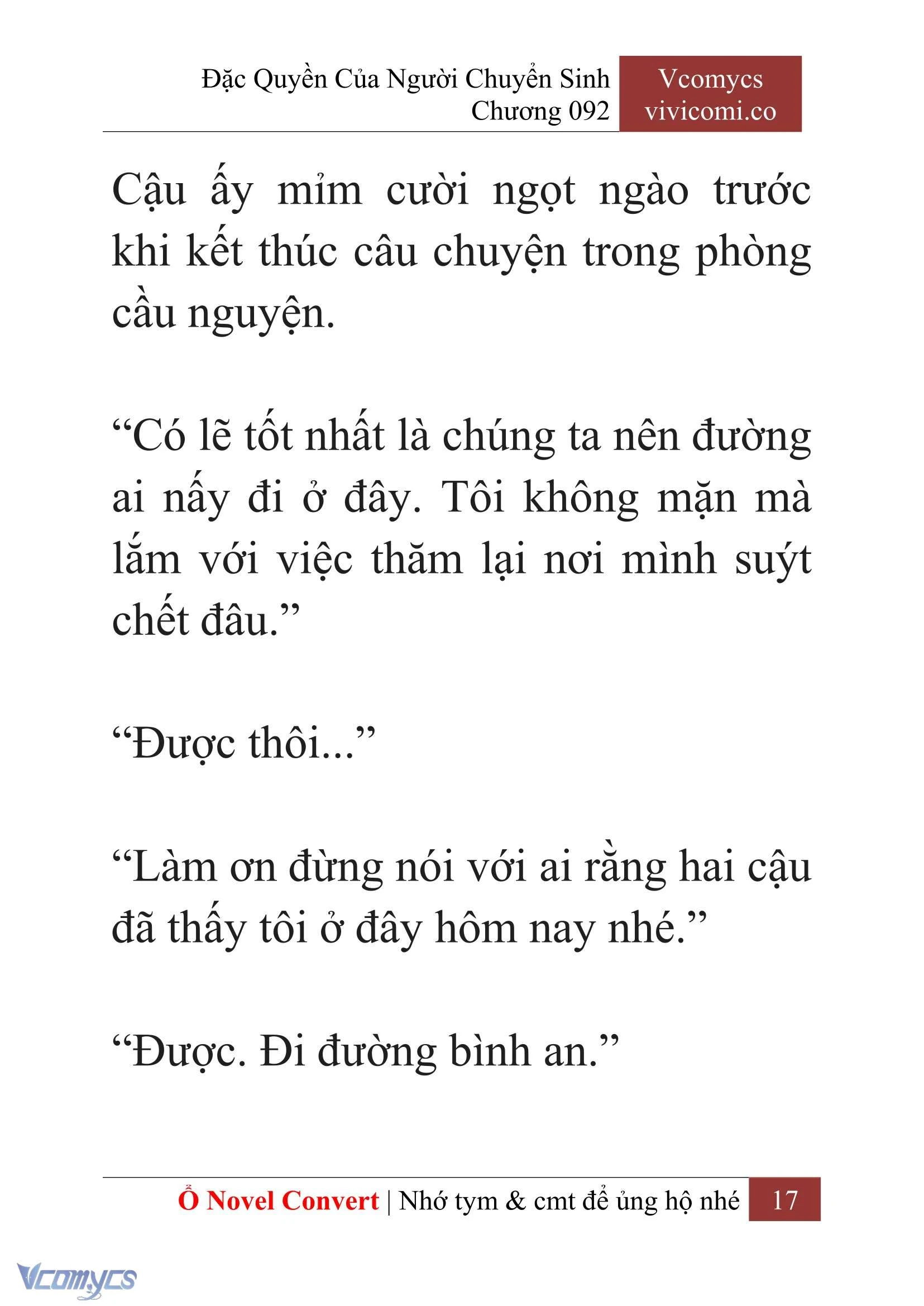 [Novel] Đặc Quyền Của Người Chuyển Sinh Chapter 92 - Trang 20