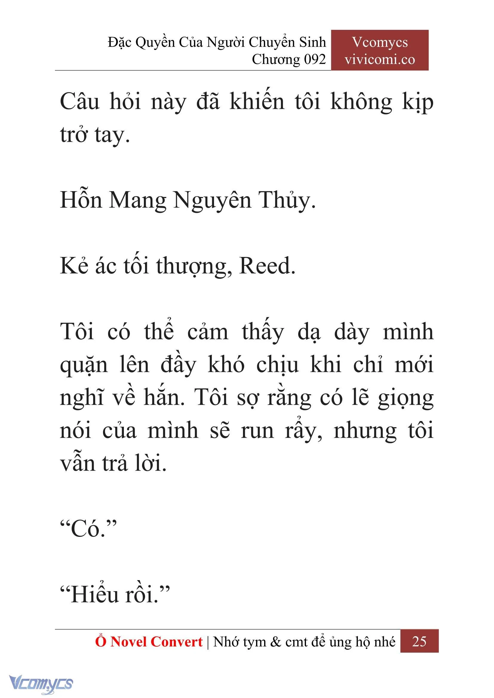 [Novel] Đặc Quyền Của Người Chuyển Sinh Chapter 92 - Trang 28