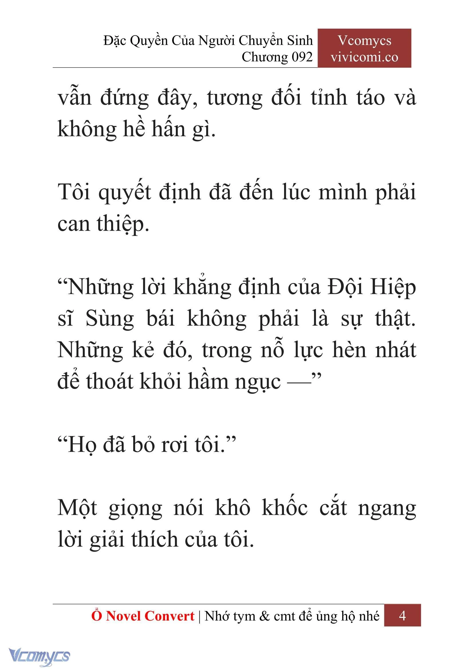 [Novel] Đặc Quyền Của Người Chuyển Sinh Chapter 92 - Trang 7