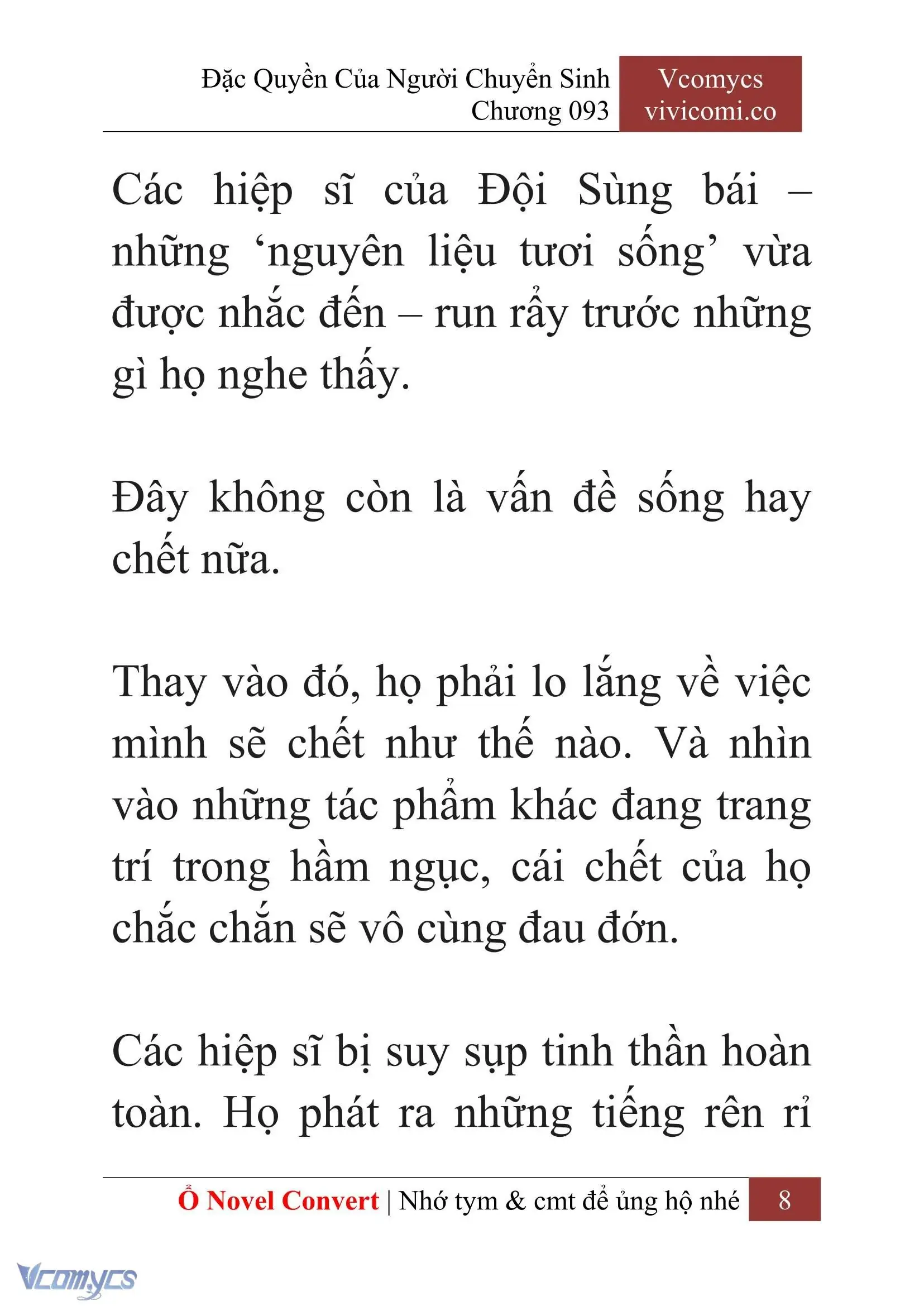 [Novel] Đặc Quyền Của Người Chuyển Sinh Chapter 93 - Trang 11