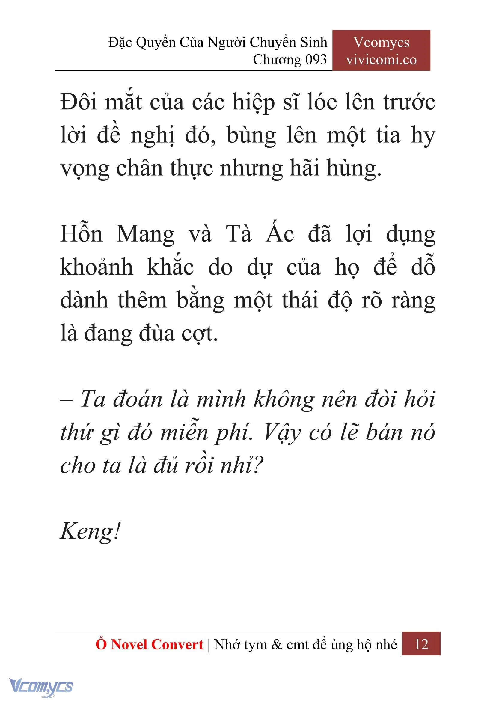 [Novel] Đặc Quyền Của Người Chuyển Sinh Chapter 93 - Trang 15