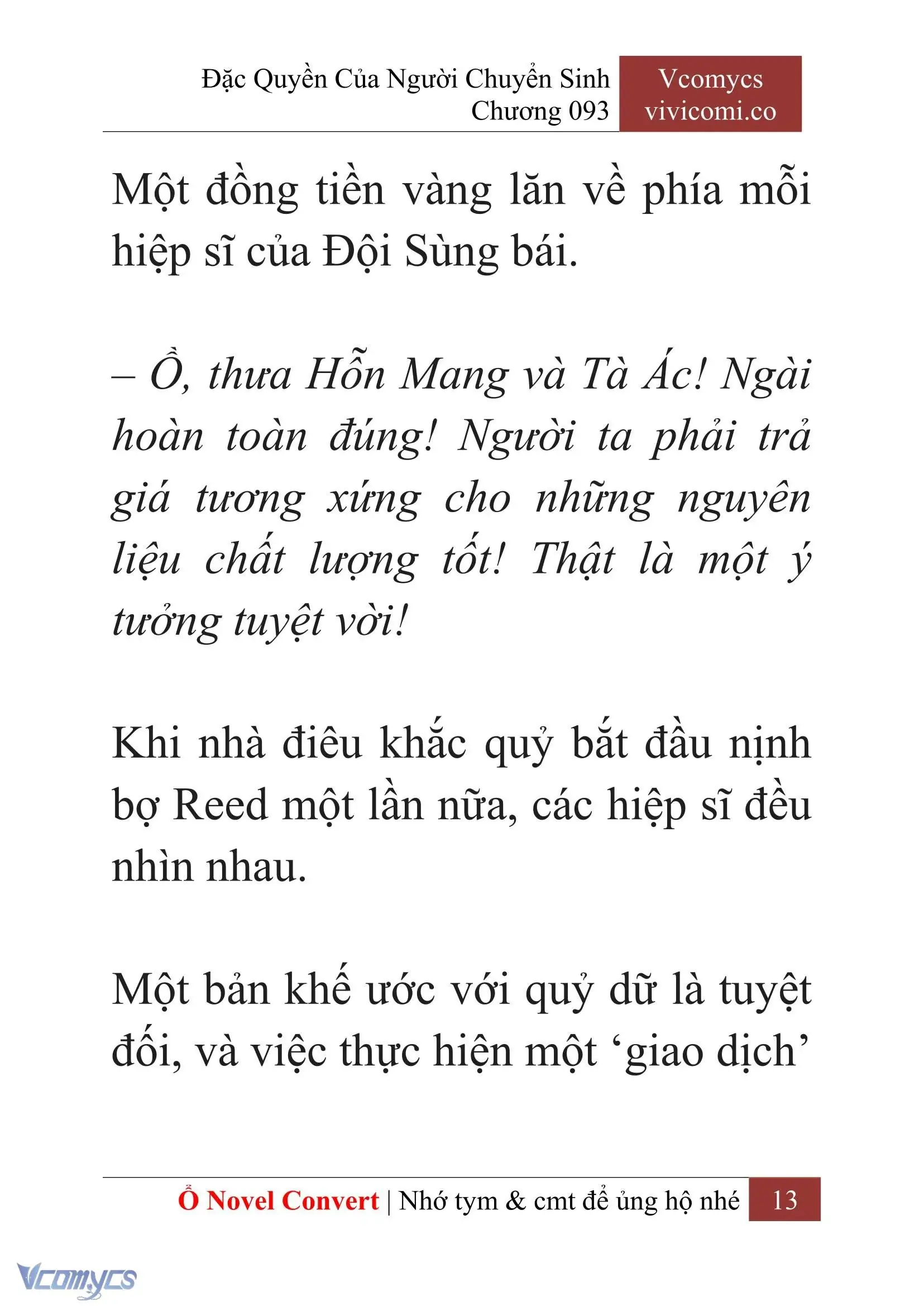 [Novel] Đặc Quyền Của Người Chuyển Sinh Chapter 93 - Trang 16