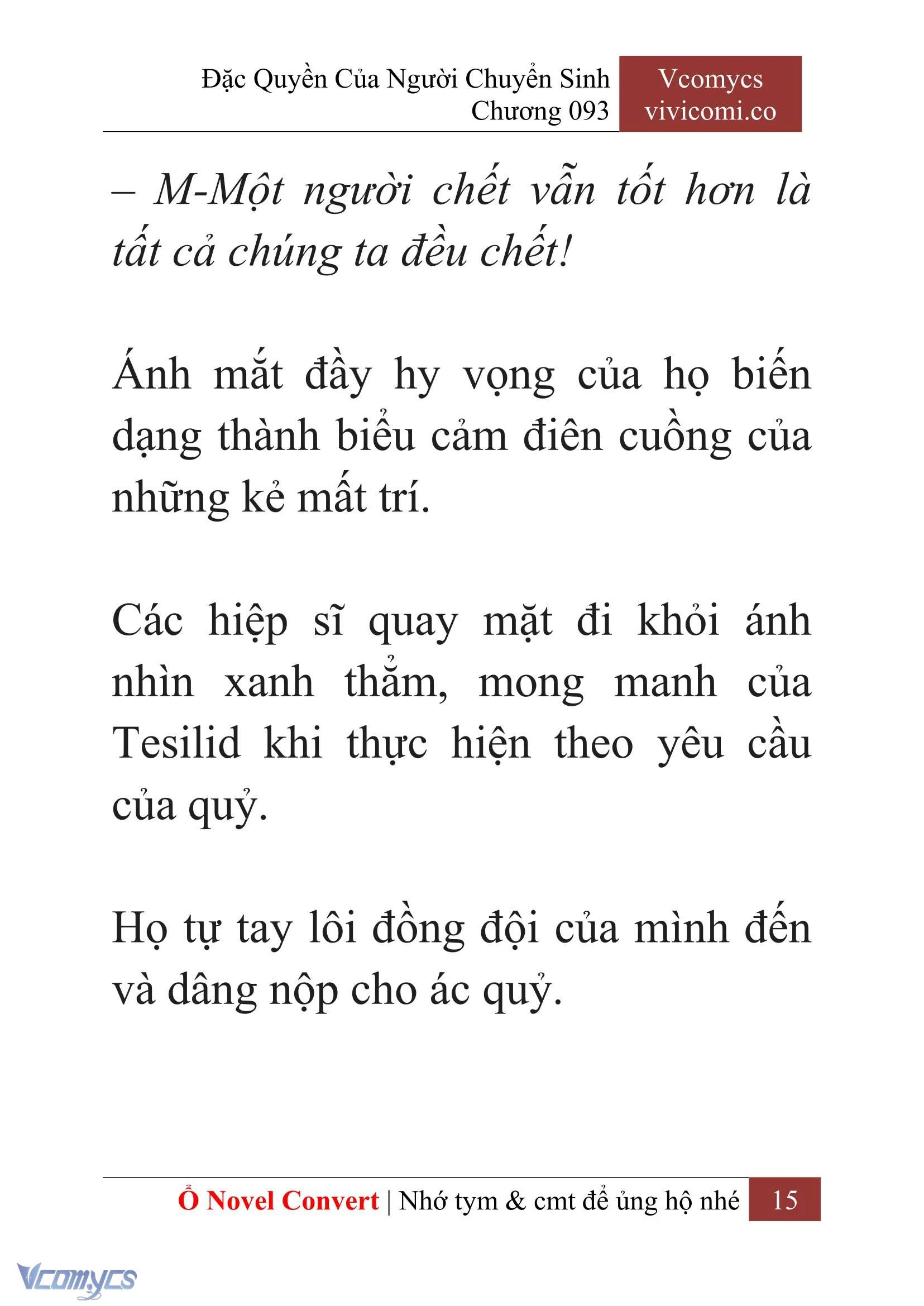 [Novel] Đặc Quyền Của Người Chuyển Sinh Chapter 93 - Trang 18