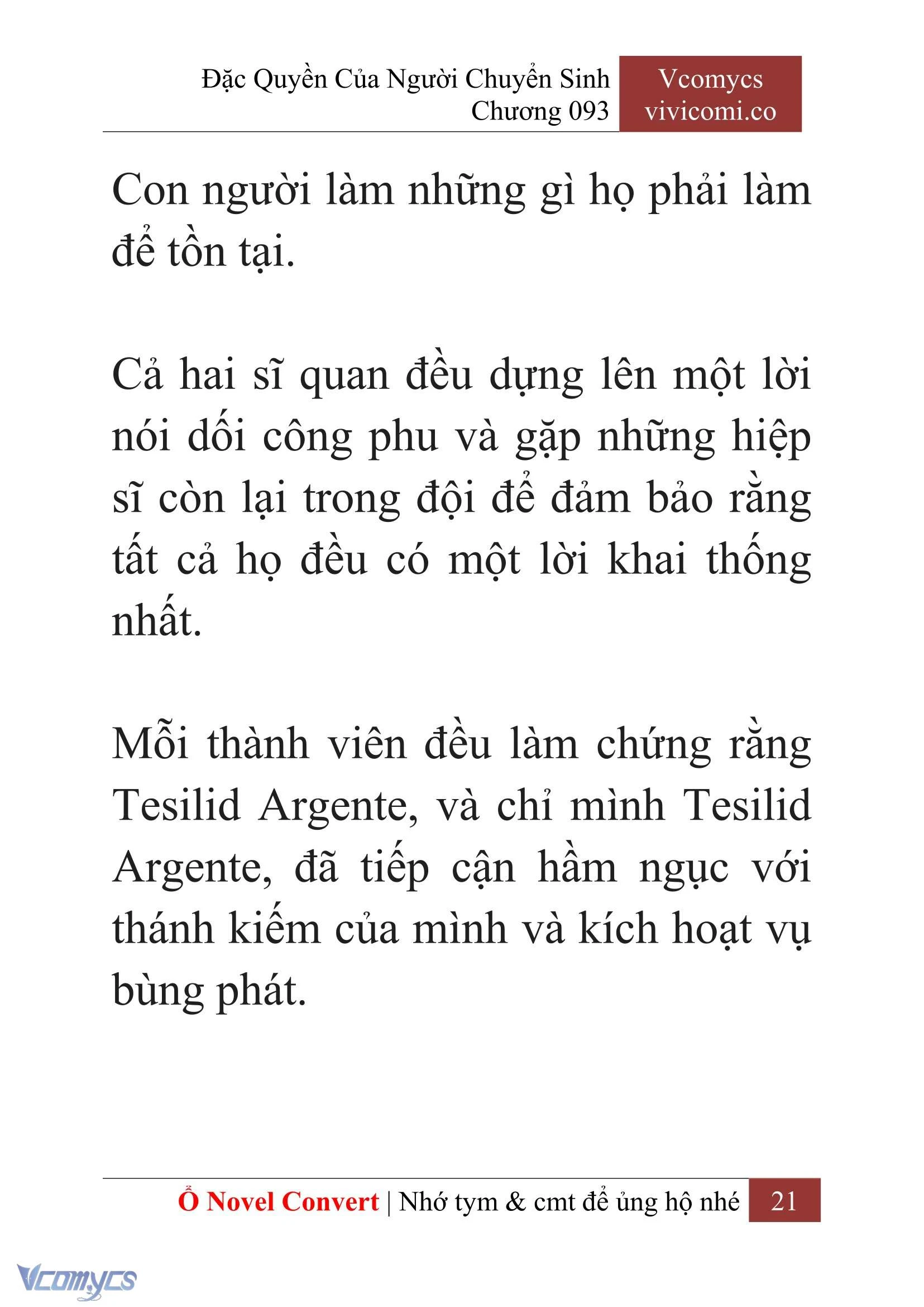 [Novel] Đặc Quyền Của Người Chuyển Sinh Chapter 93 - Trang 24