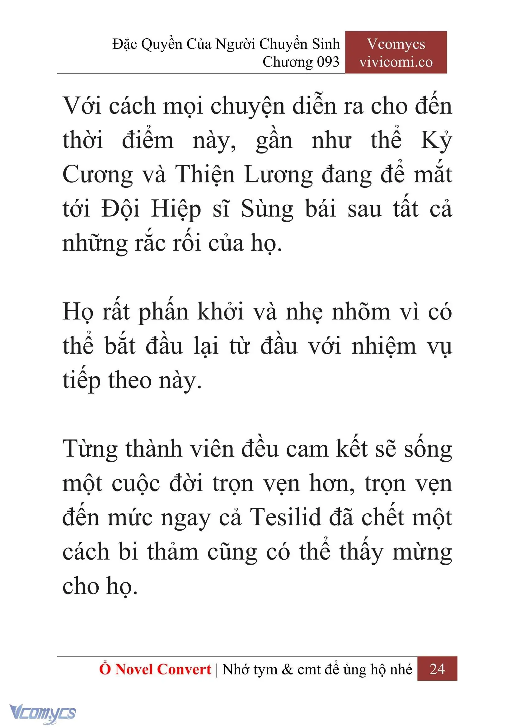 [Novel] Đặc Quyền Của Người Chuyển Sinh Chapter 93 - Trang 27