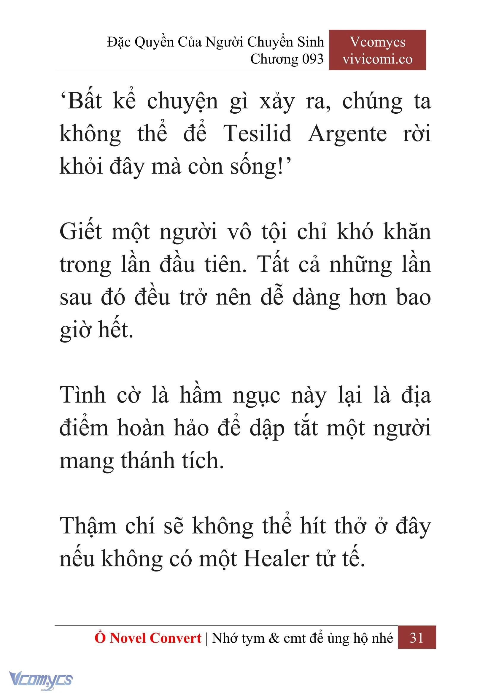 [Novel] Đặc Quyền Của Người Chuyển Sinh Chapter 93 - Trang 34