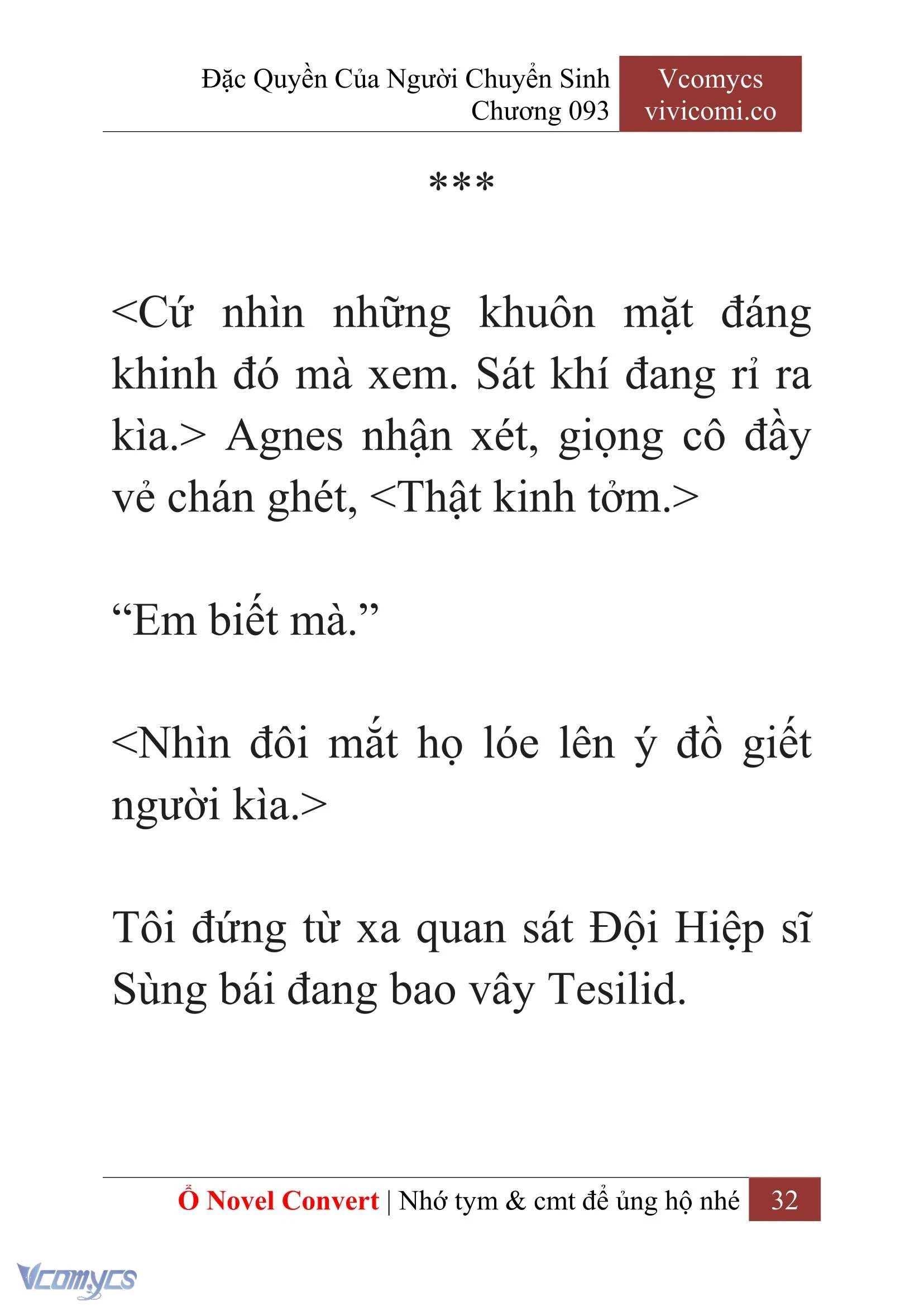 [Novel] Đặc Quyền Của Người Chuyển Sinh Chapter 93 - Trang 35