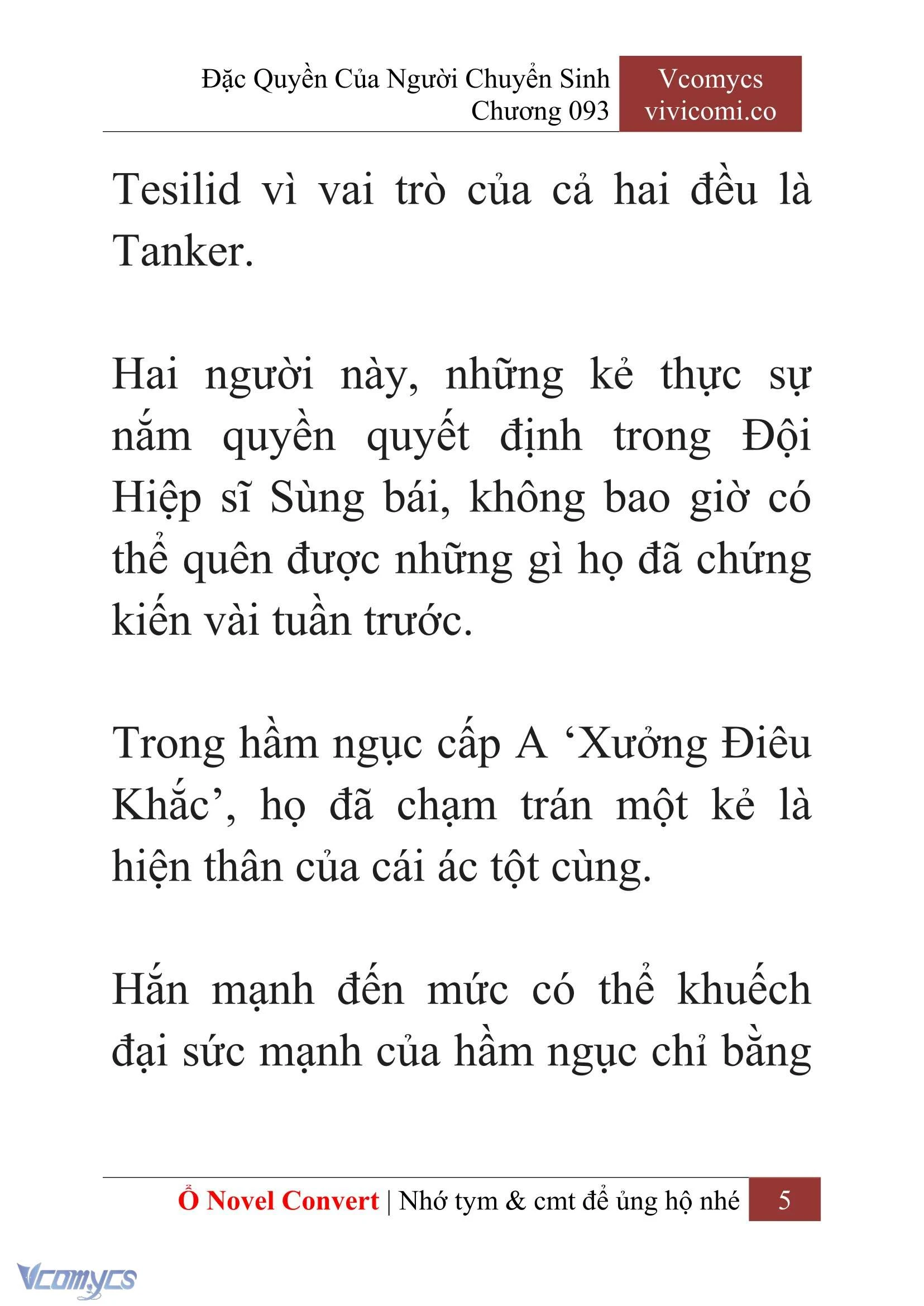 [Novel] Đặc Quyền Của Người Chuyển Sinh Chapter 93 - Trang 8