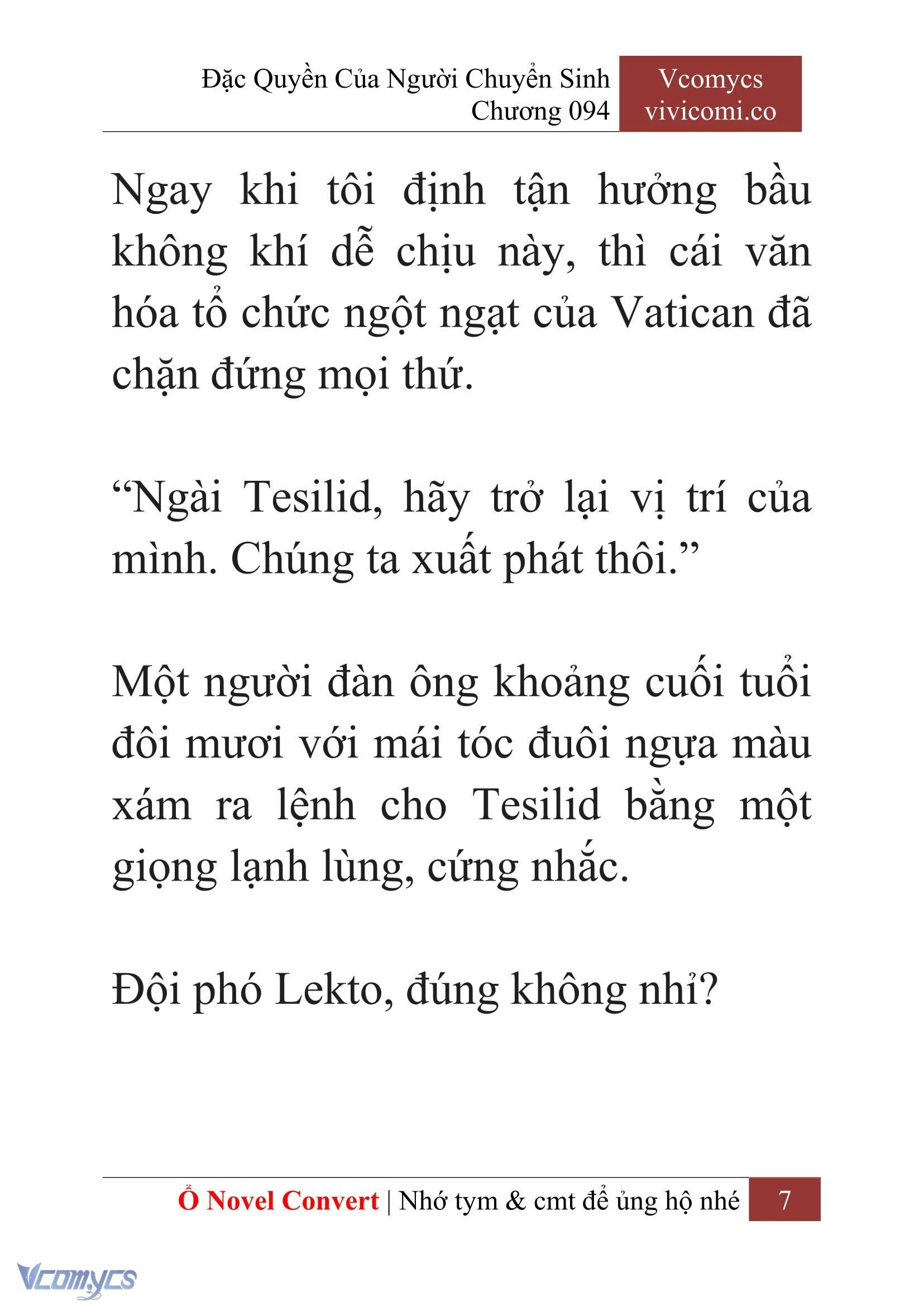 [Novel] Đặc Quyền Của Người Chuyển Sinh Chapter 94 - Trang 10