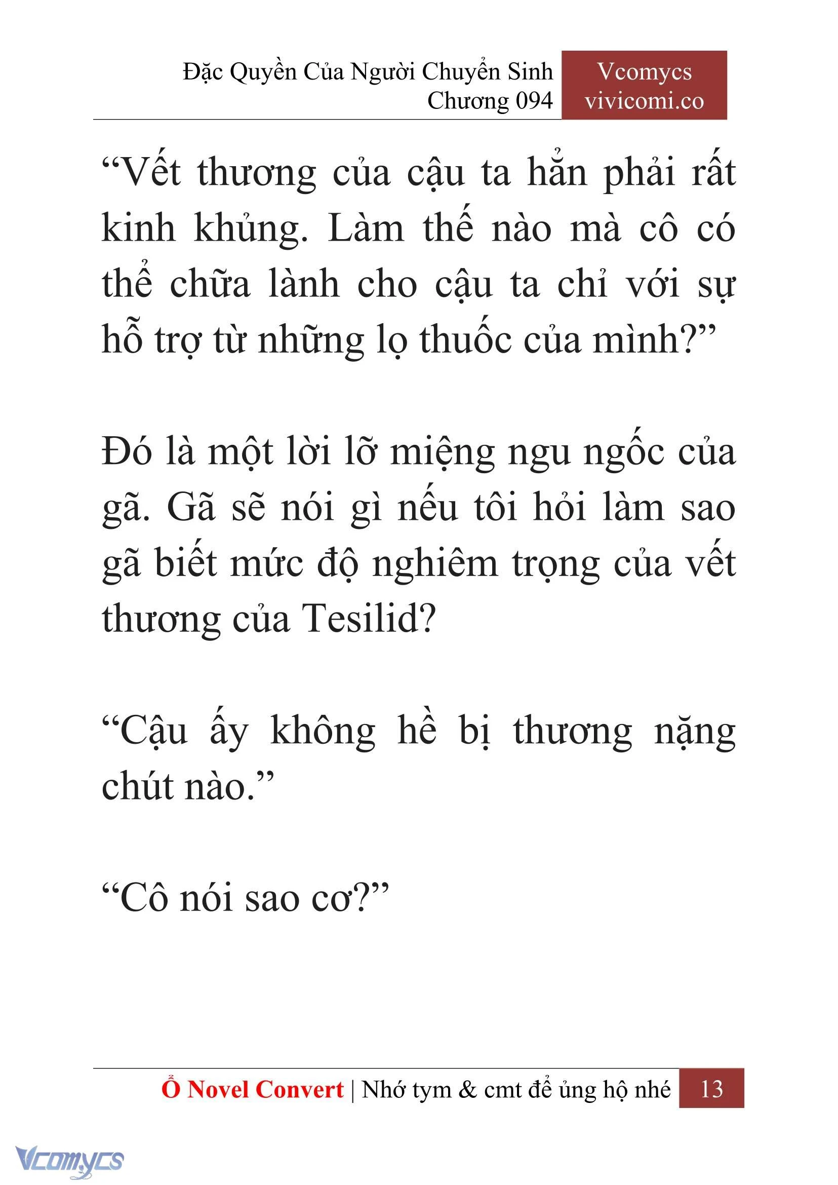 [Novel] Đặc Quyền Của Người Chuyển Sinh Chapter 94 - Trang 16