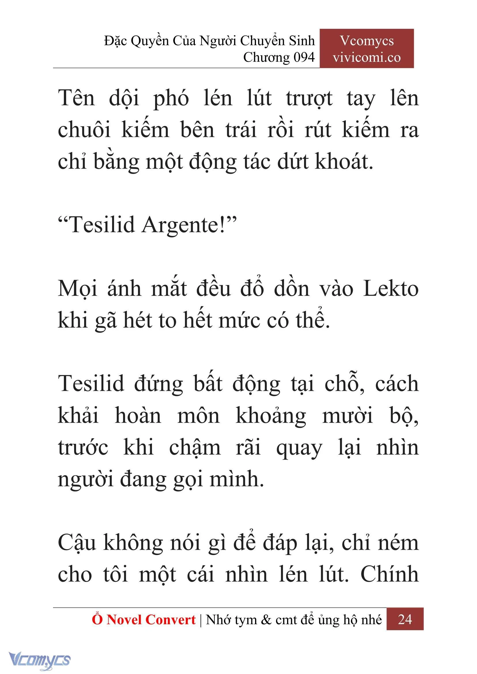 [Novel] Đặc Quyền Của Người Chuyển Sinh Chapter 94 - Trang 27