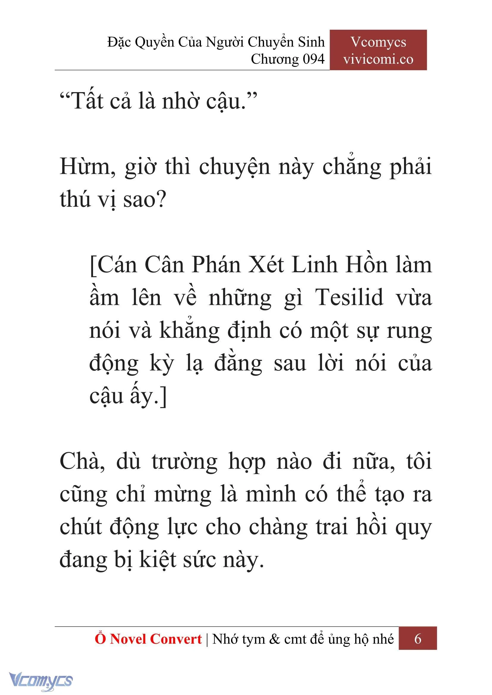 [Novel] Đặc Quyền Của Người Chuyển Sinh Chapter 94 - Trang 9