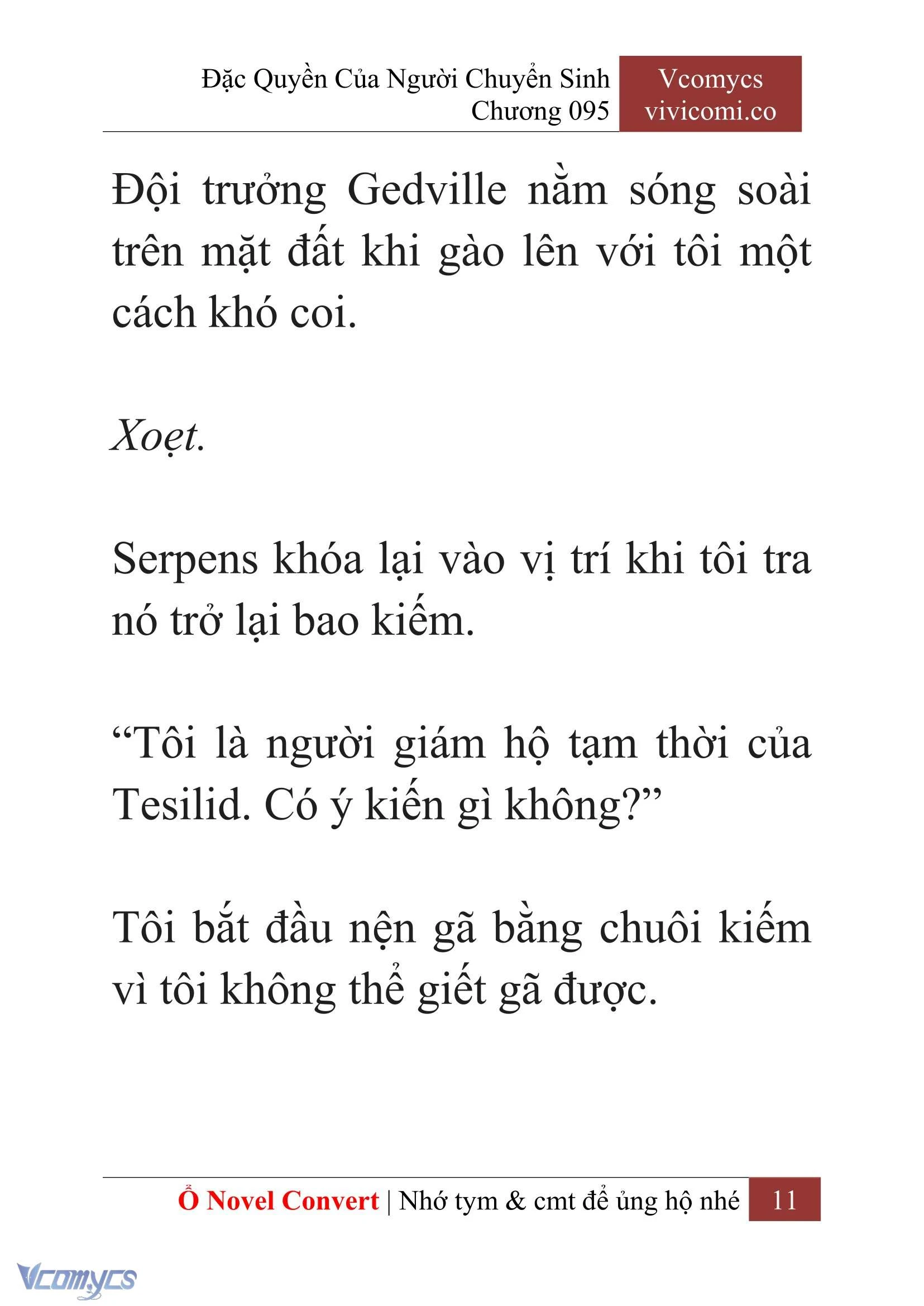 [Novel] Đặc Quyền Của Người Chuyển Sinh Chapter 95 - Trang 14