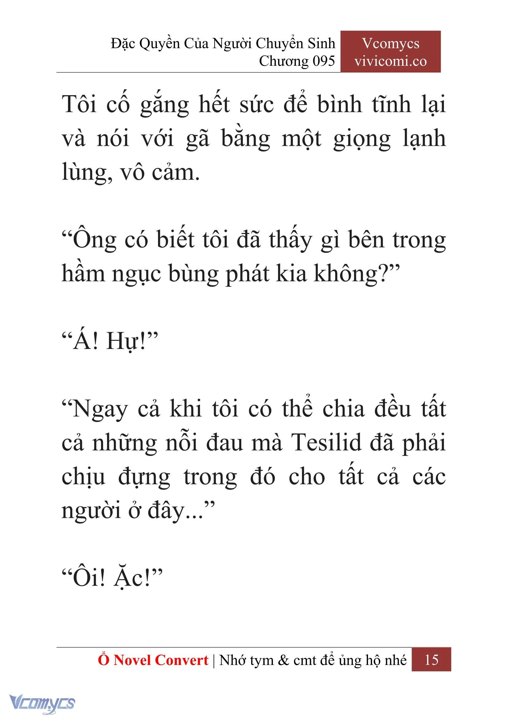 [Novel] Đặc Quyền Của Người Chuyển Sinh Chapter 95 - Trang 18