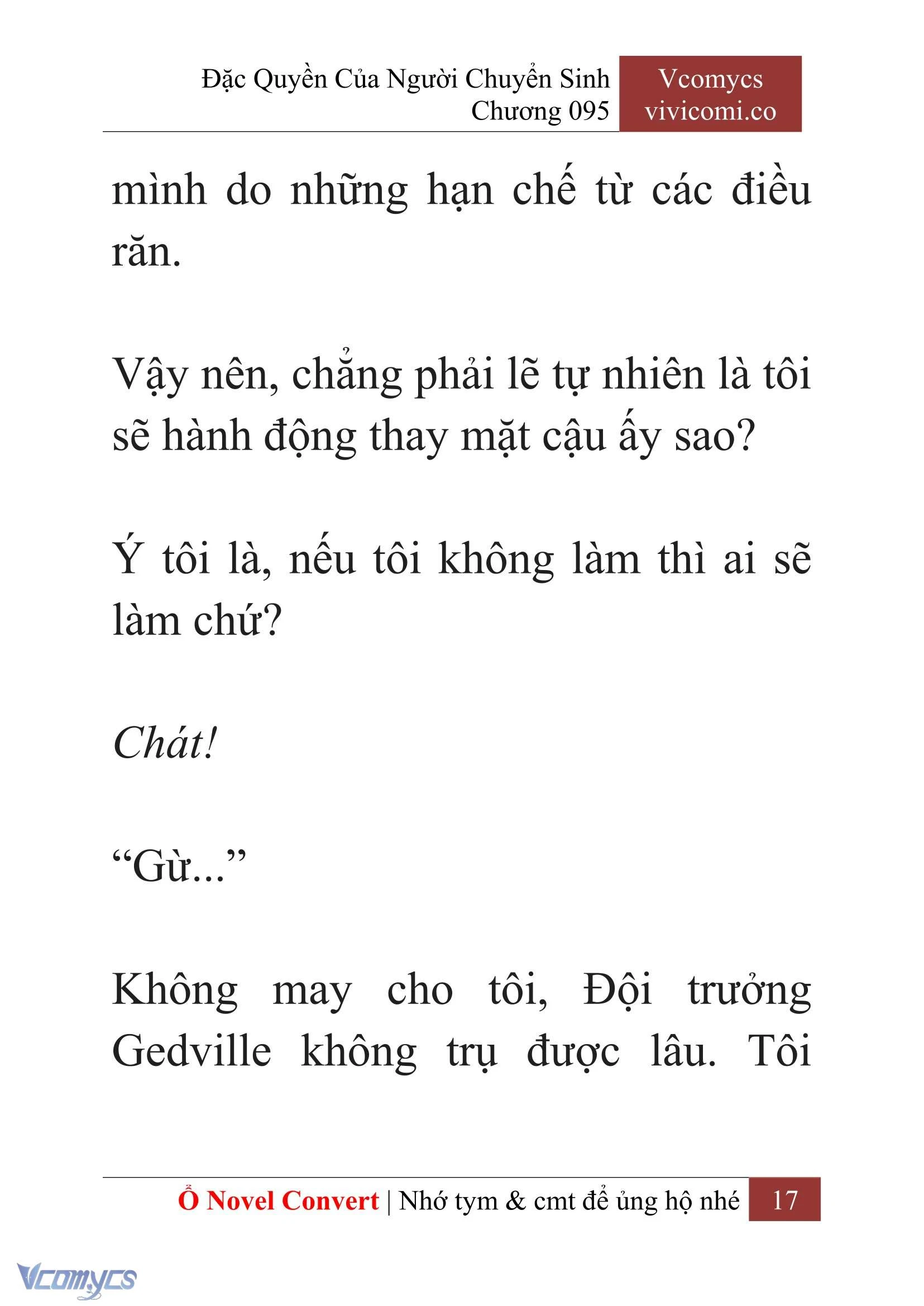 [Novel] Đặc Quyền Của Người Chuyển Sinh Chapter 95 - Trang 20