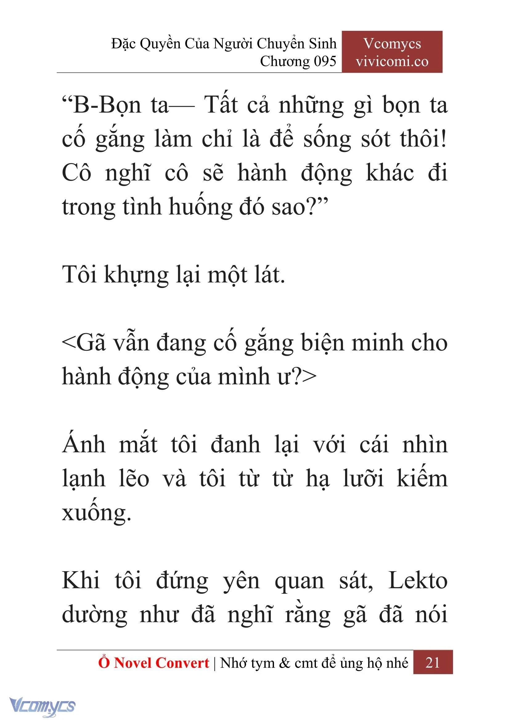 [Novel] Đặc Quyền Của Người Chuyển Sinh Chapter 95 - Trang 24
