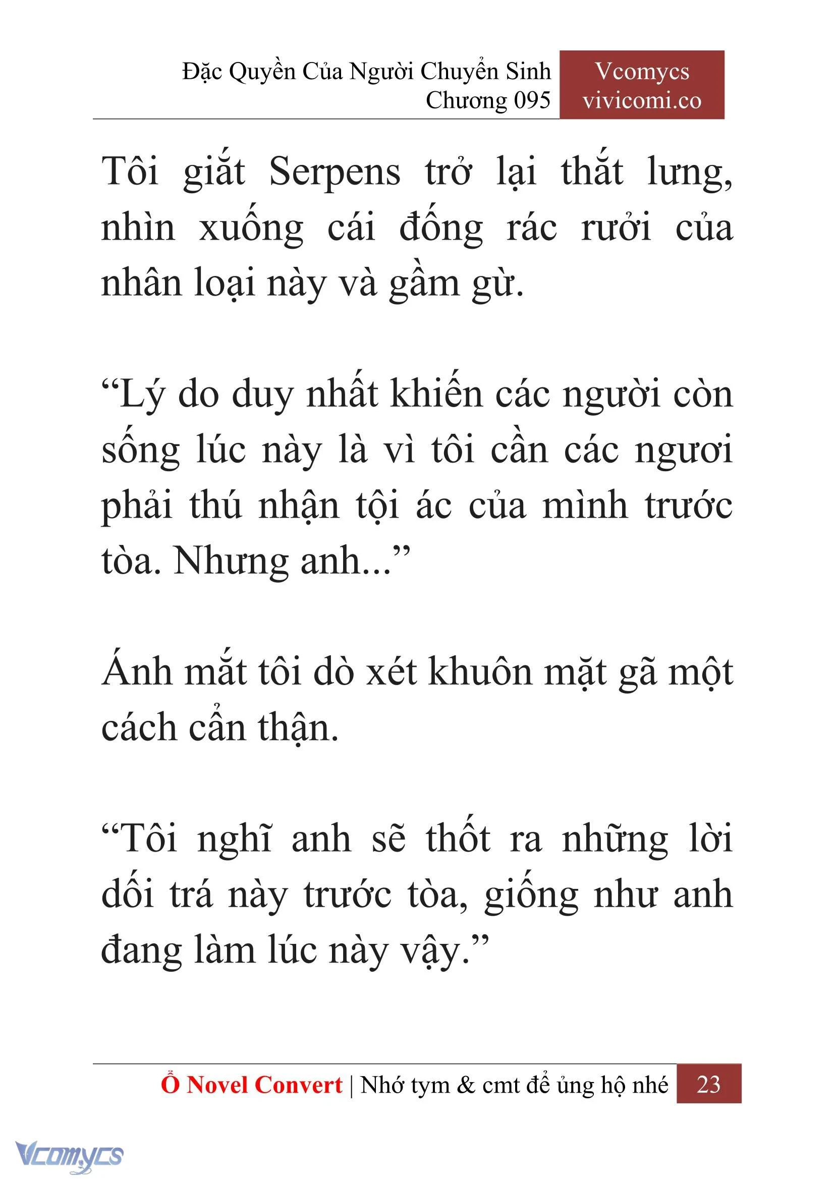 [Novel] Đặc Quyền Của Người Chuyển Sinh Chapter 95 - Trang 26
