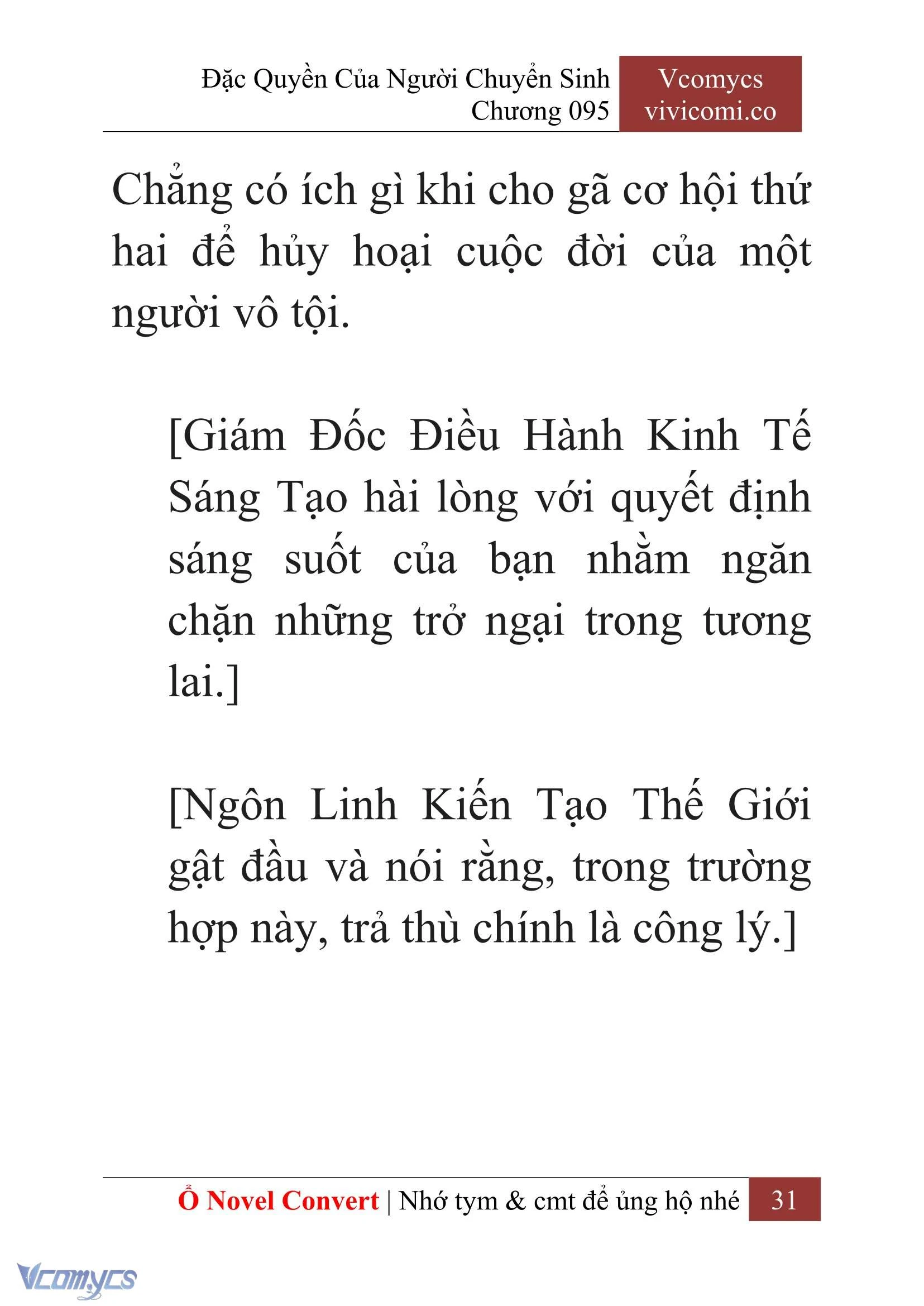 [Novel] Đặc Quyền Của Người Chuyển Sinh Chapter 95 - Trang 34