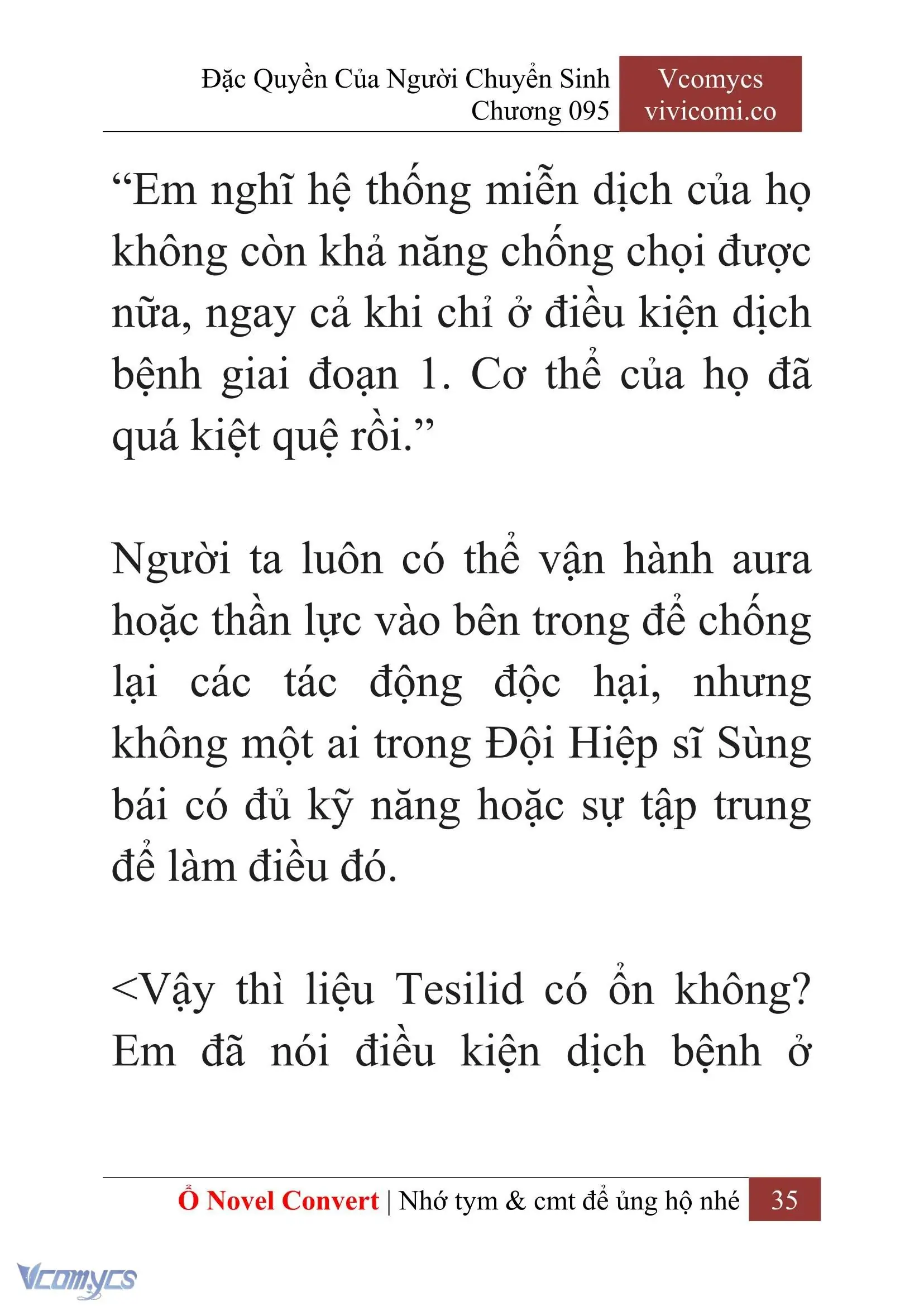 [Novel] Đặc Quyền Của Người Chuyển Sinh Chapter 95 - Trang 38