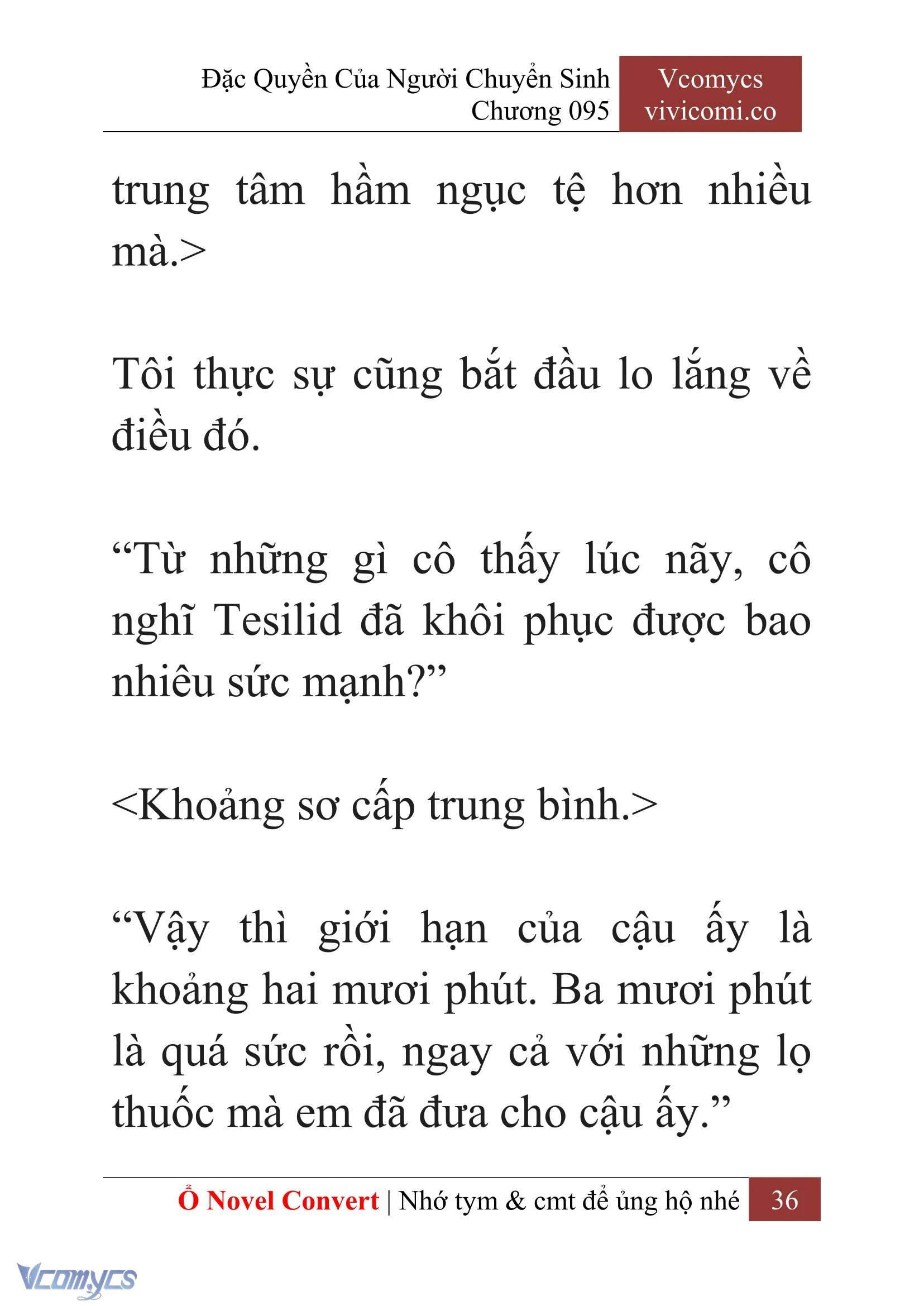 [Novel] Đặc Quyền Của Người Chuyển Sinh Chapter 95 - Trang 39