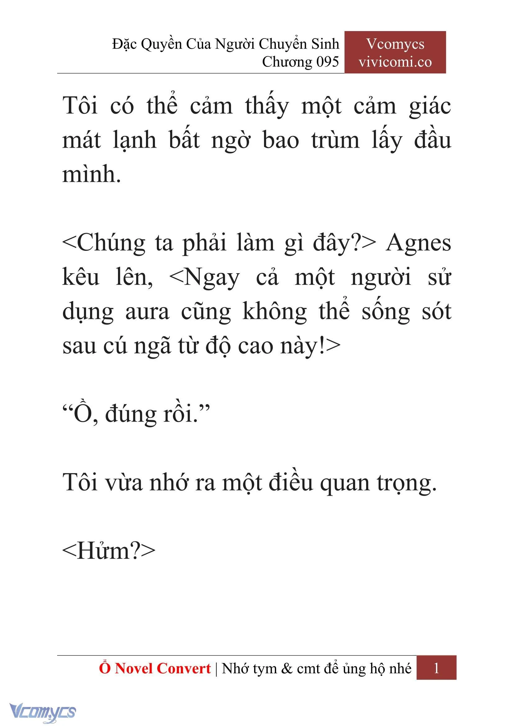 [Novel] Đặc Quyền Của Người Chuyển Sinh Chapter 95 - Trang 4