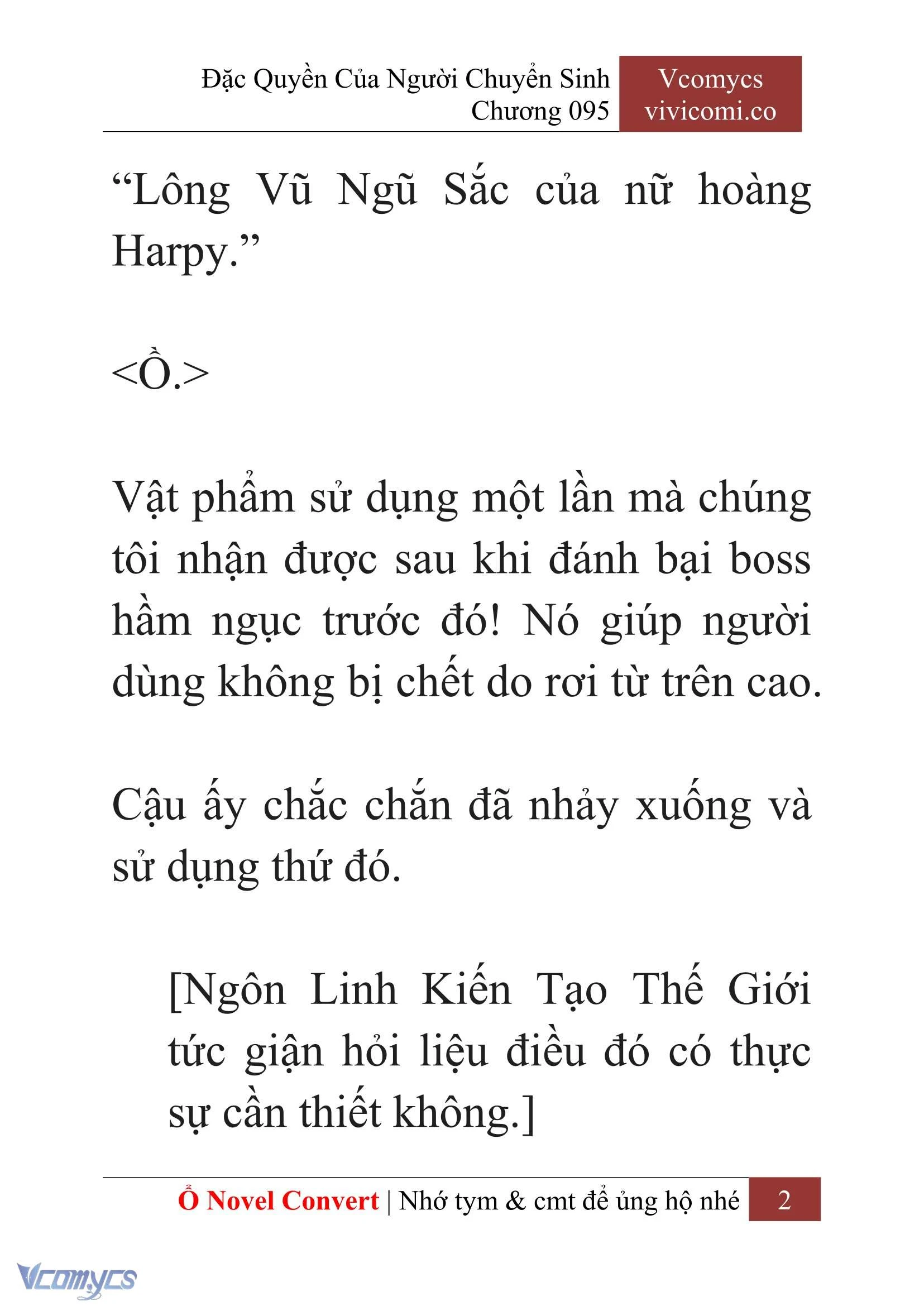 [Novel] Đặc Quyền Của Người Chuyển Sinh Chapter 95 - Trang 5