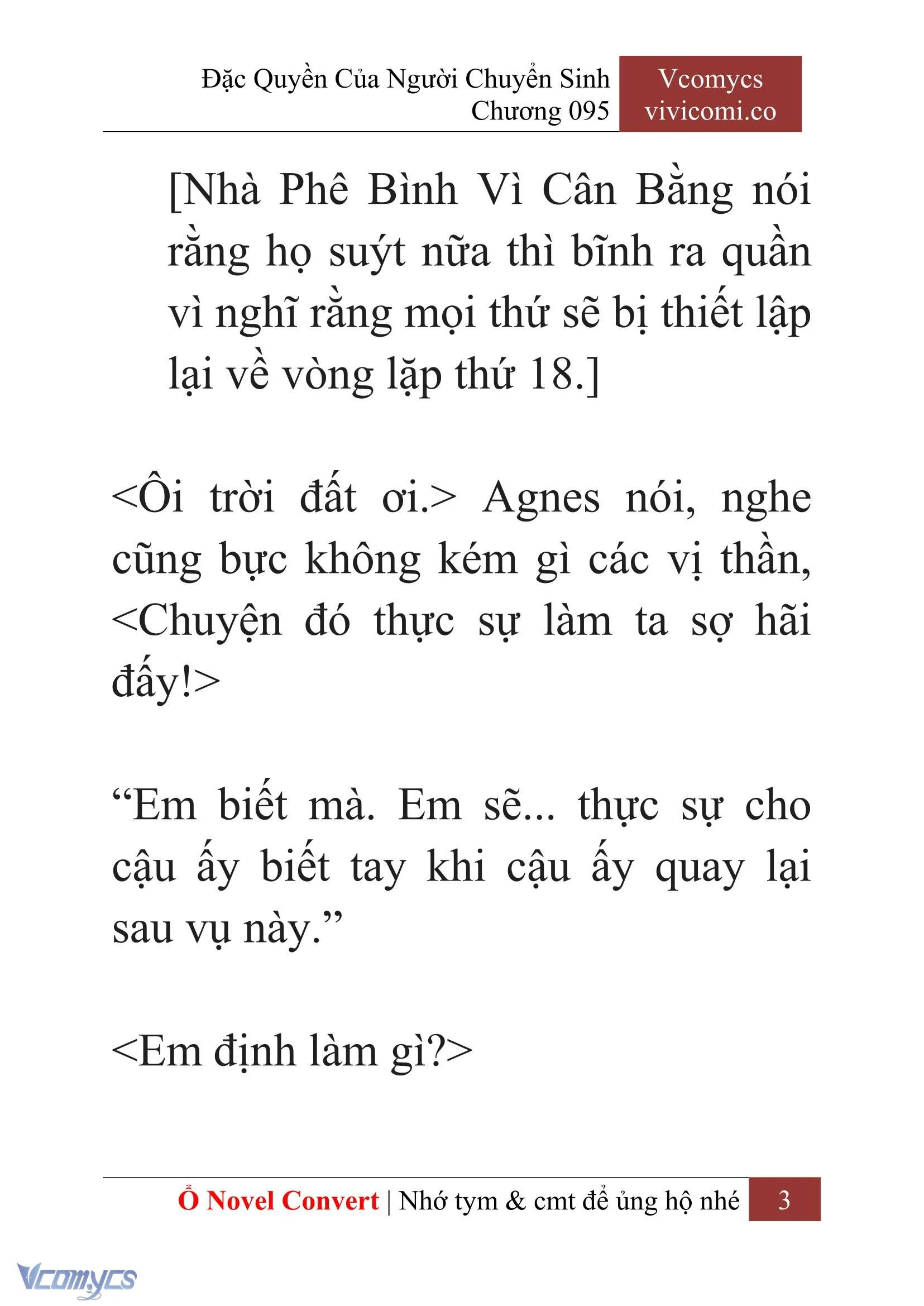 [Novel] Đặc Quyền Của Người Chuyển Sinh Chapter 95 - Trang 6