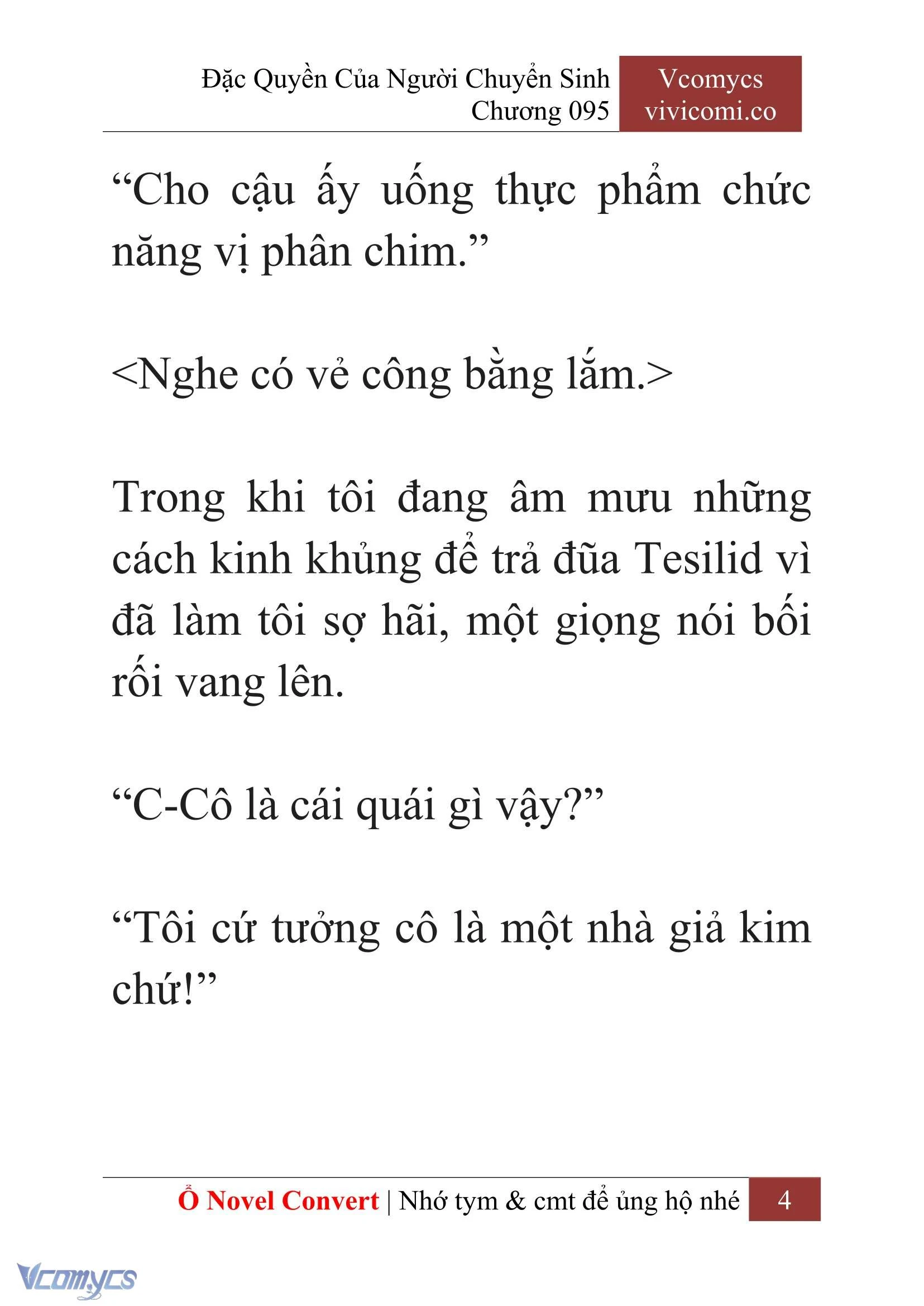 [Novel] Đặc Quyền Của Người Chuyển Sinh Chapter 95 - Trang 7