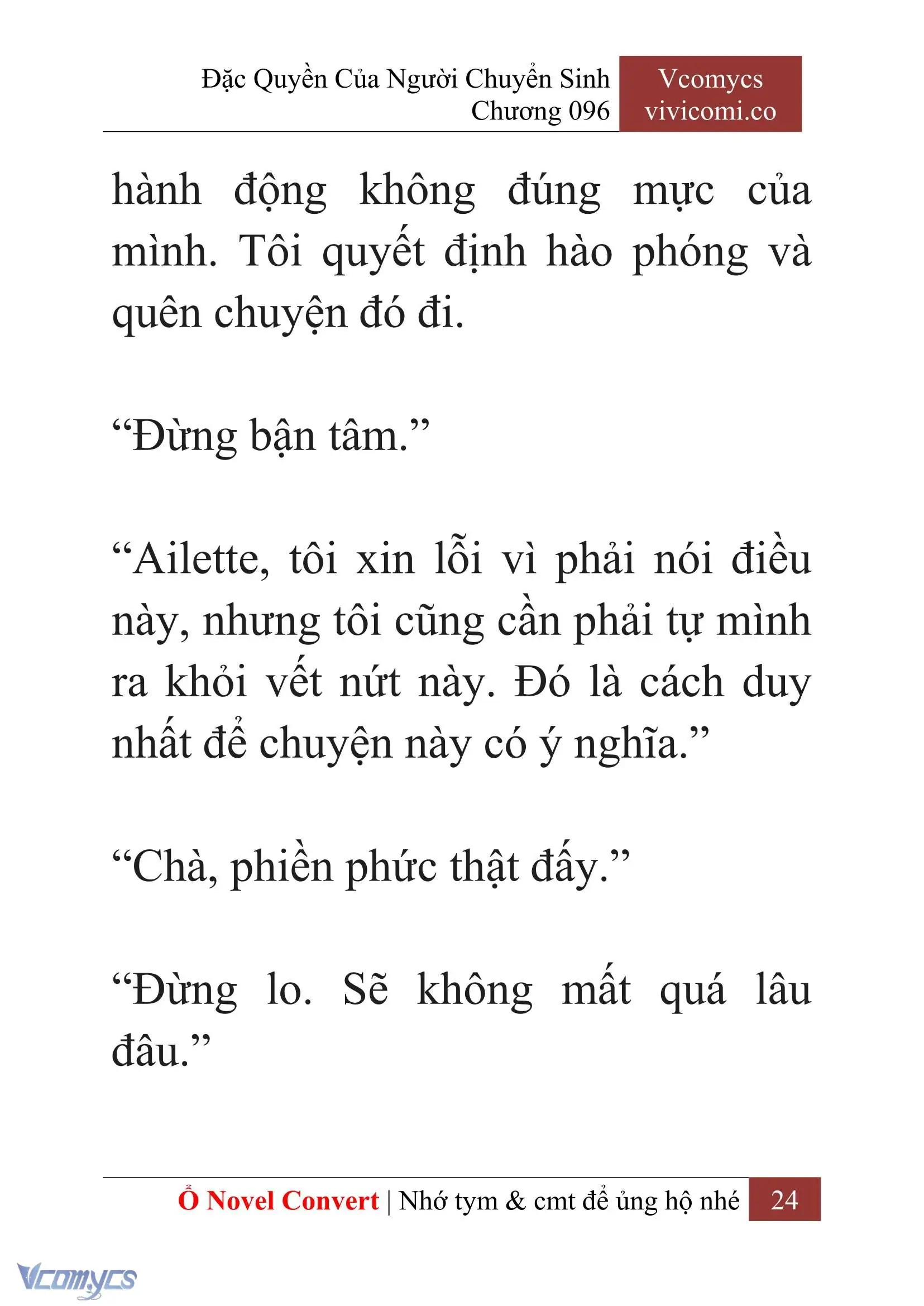 [Novel] Đặc Quyền Của Người Chuyển Sinh Chapter 96 - Trang 27