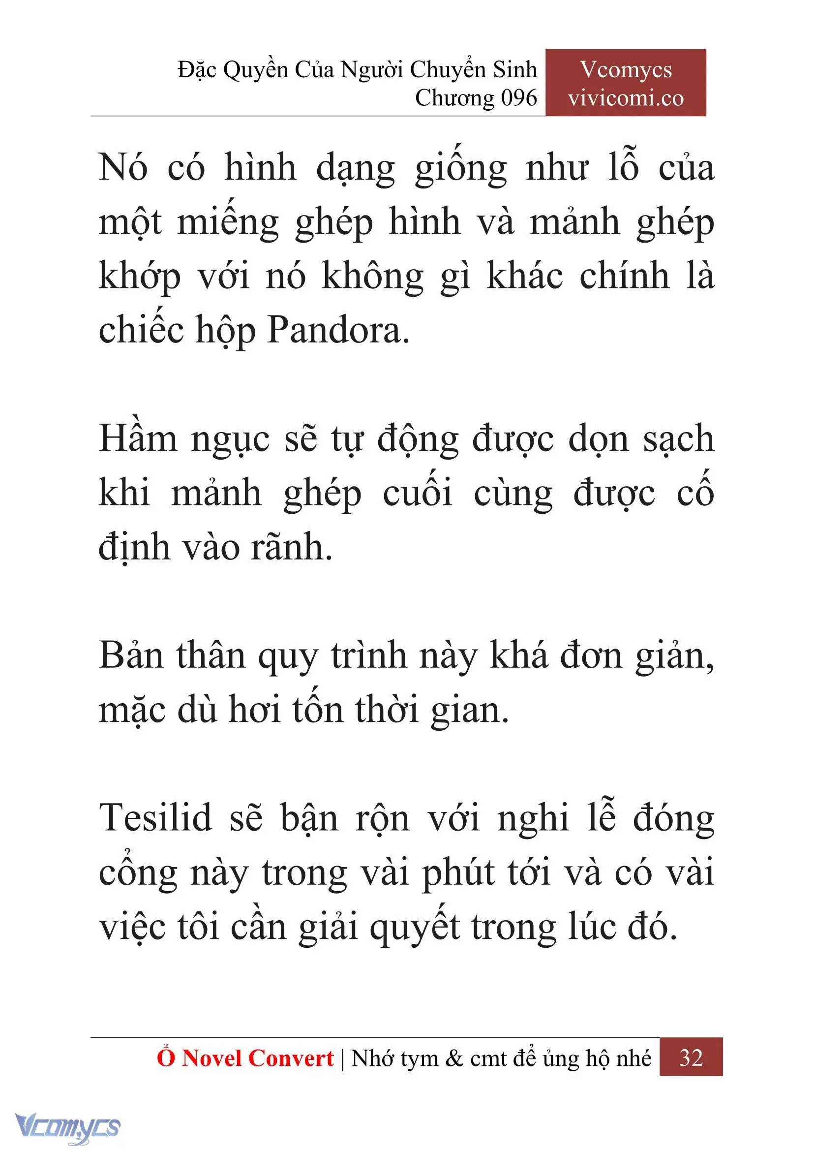 [Novel] Đặc Quyền Của Người Chuyển Sinh Chapter 96 - Trang 35