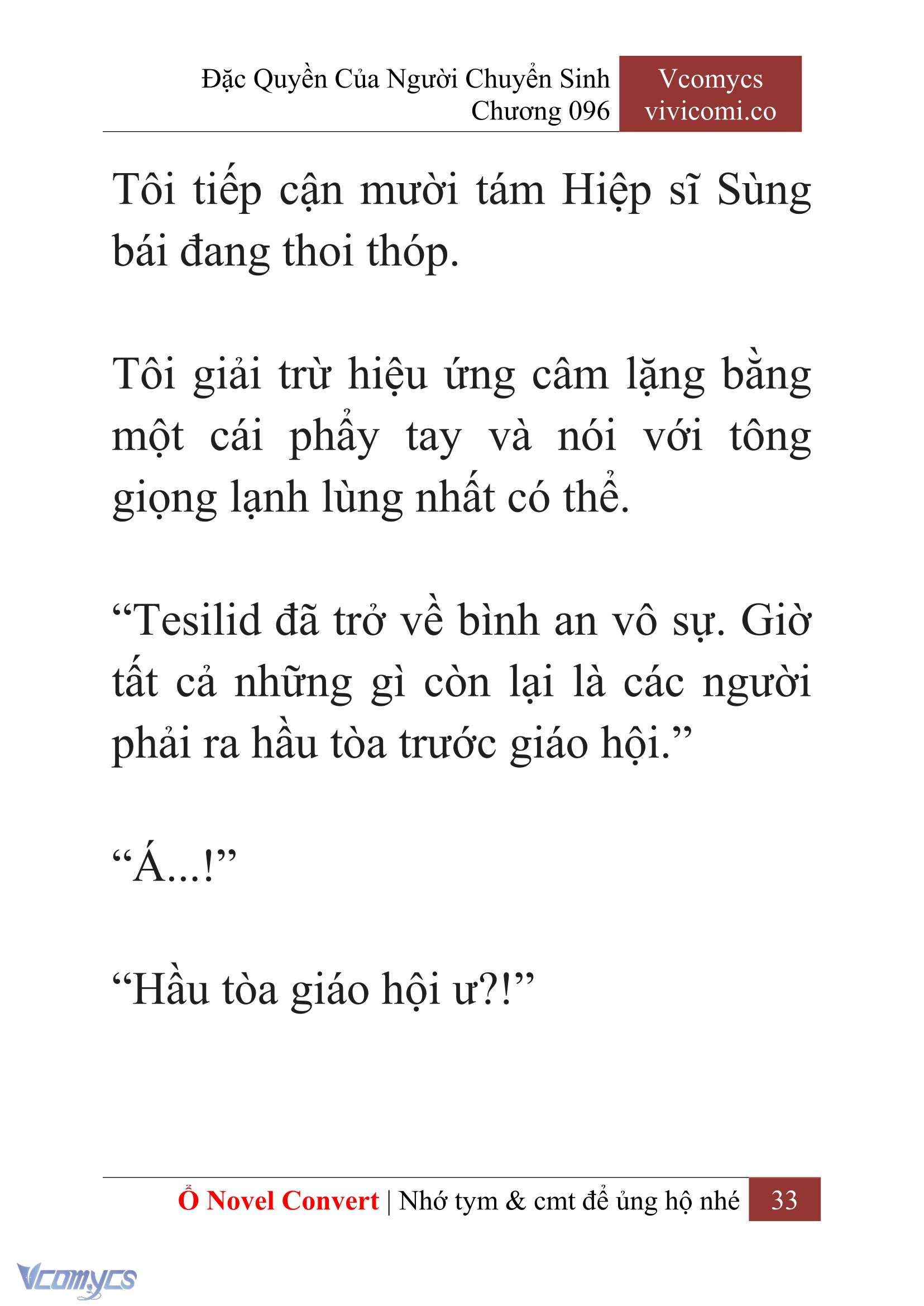[Novel] Đặc Quyền Của Người Chuyển Sinh Chapter 96 - Trang 36